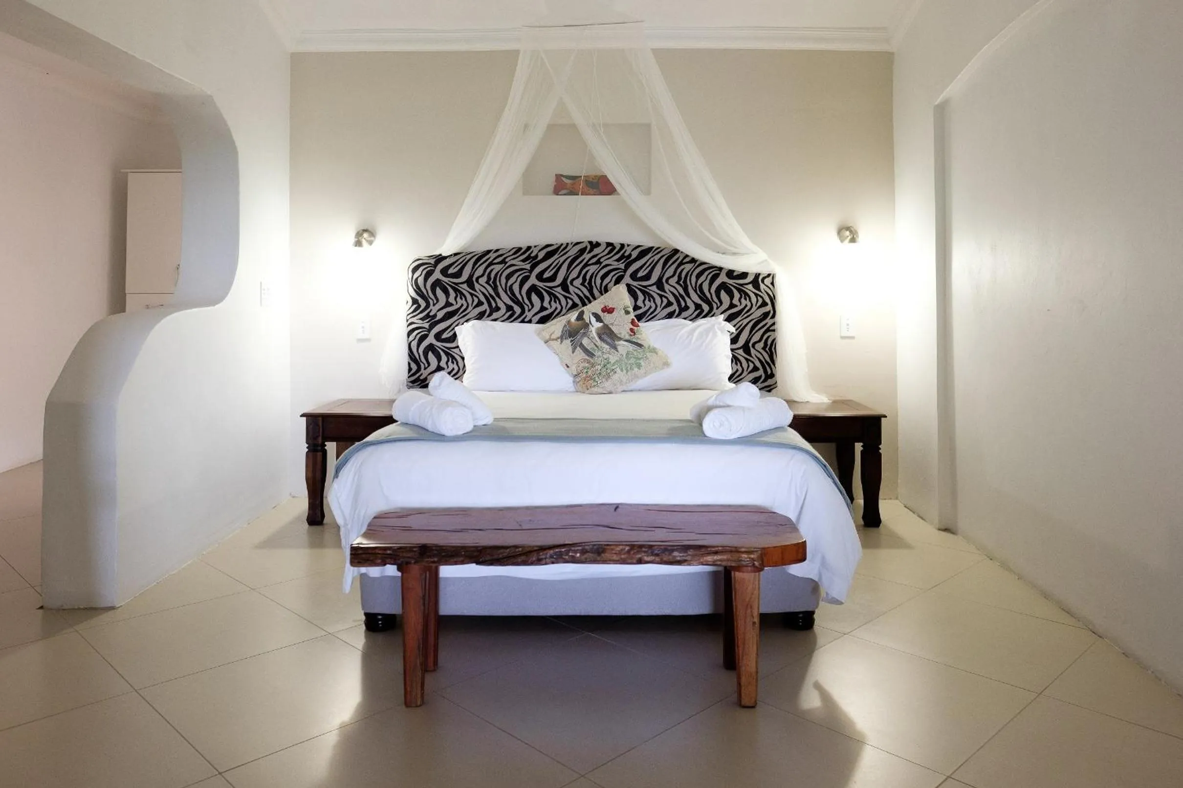 Bed in St Lucia Eco Lodge
