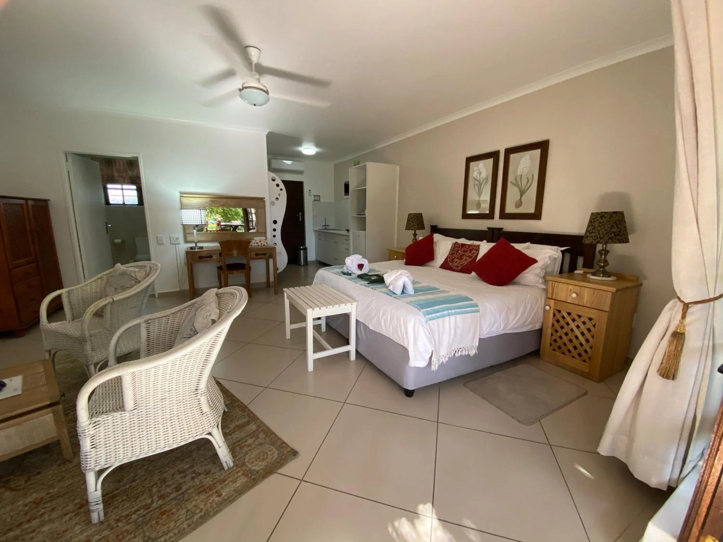 Photo of the whole room, Bed in St Lucia Eco Lodge