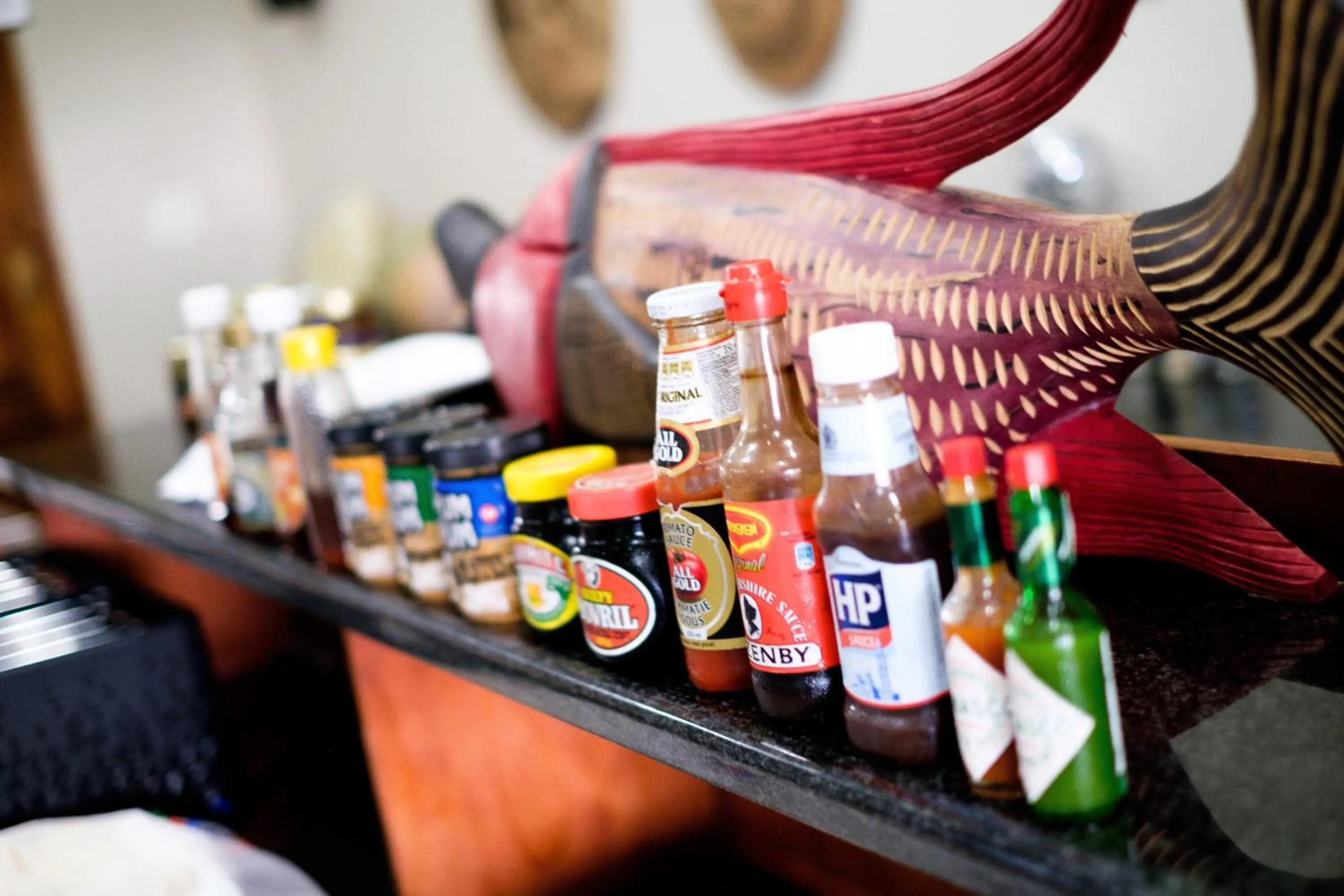 Continental breakfast in St Lucia Eco Lodge