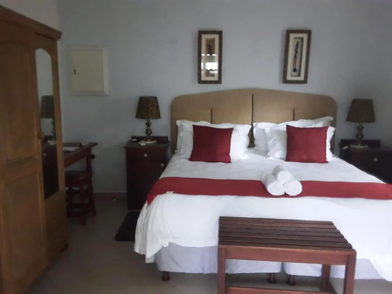 Photo of the whole room, Bed in St Lucia Eco Lodge