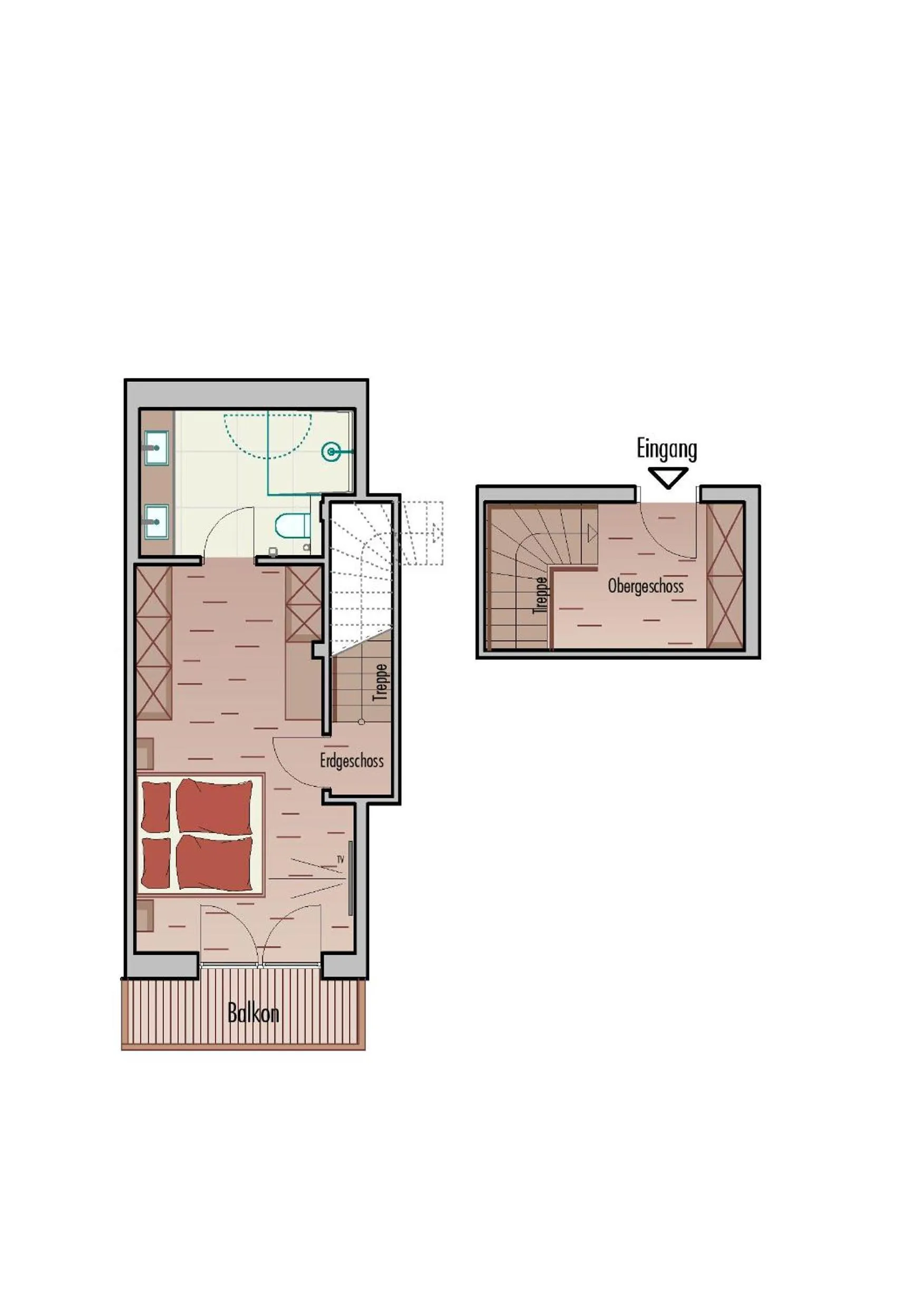 Photo of the whole room in Aparthotel Gallahaus