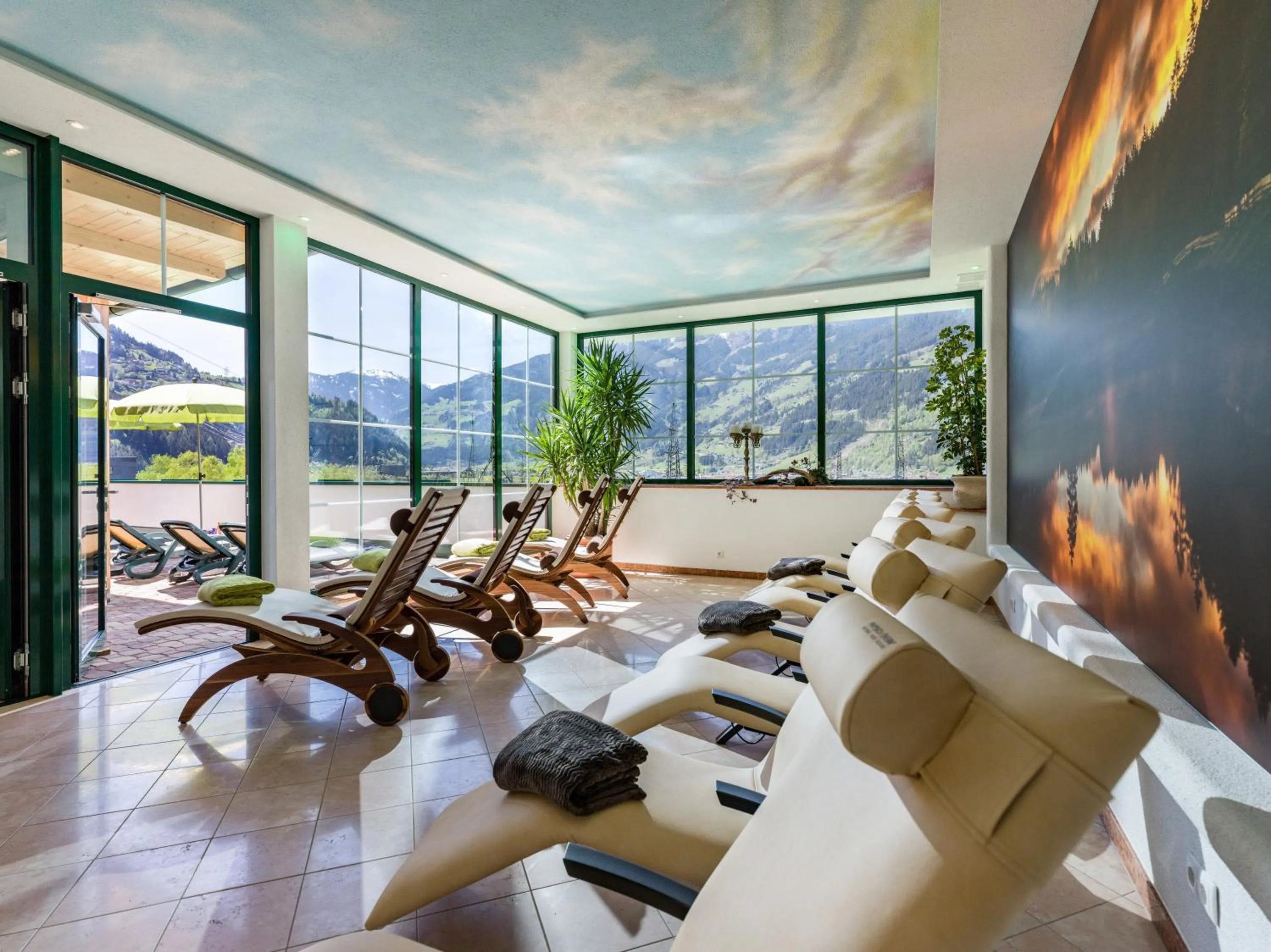 Spa and wellness centre/facilities in Aparthotel Gallahaus