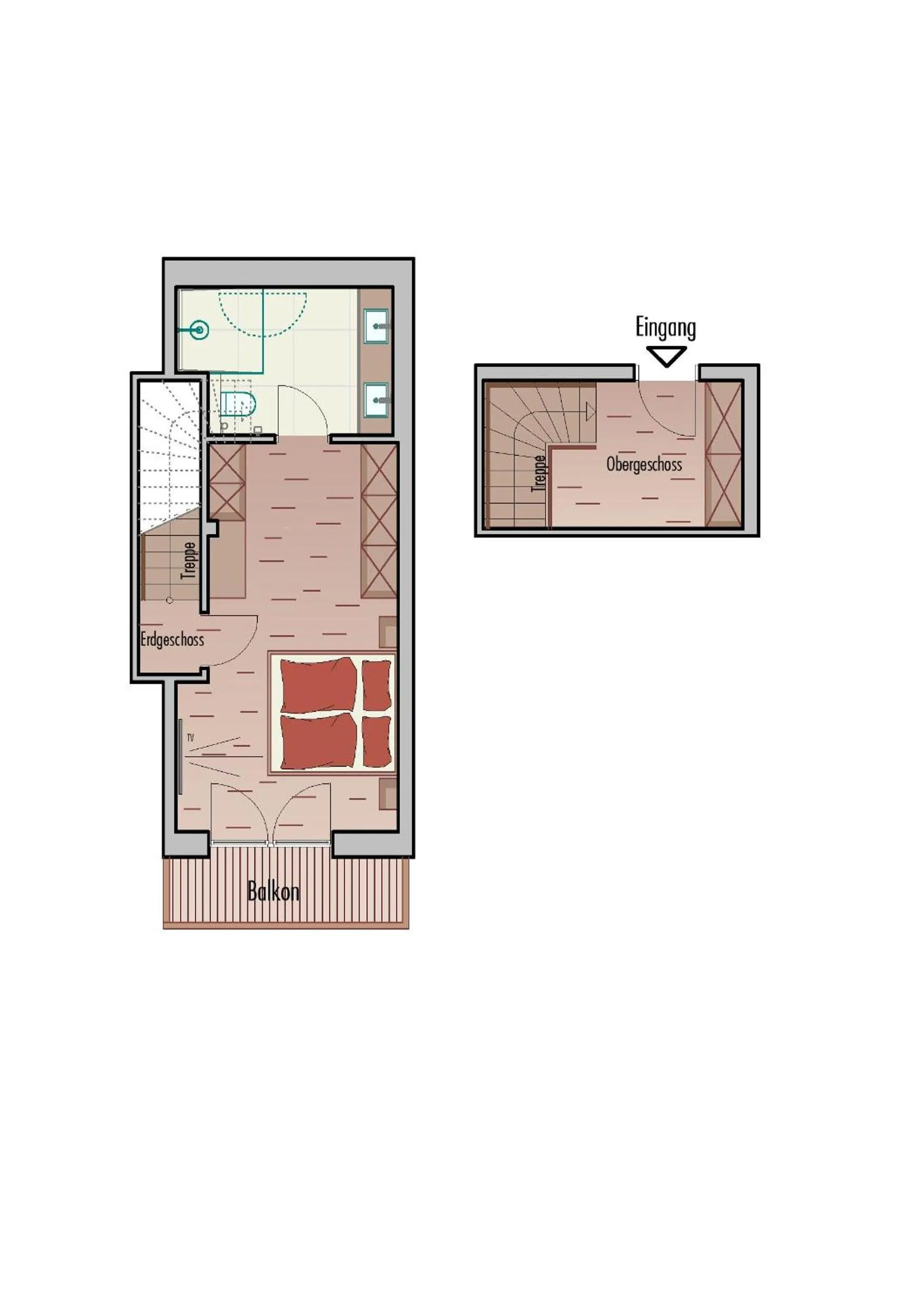 Photo of the whole room in Aparthotel Gallahaus