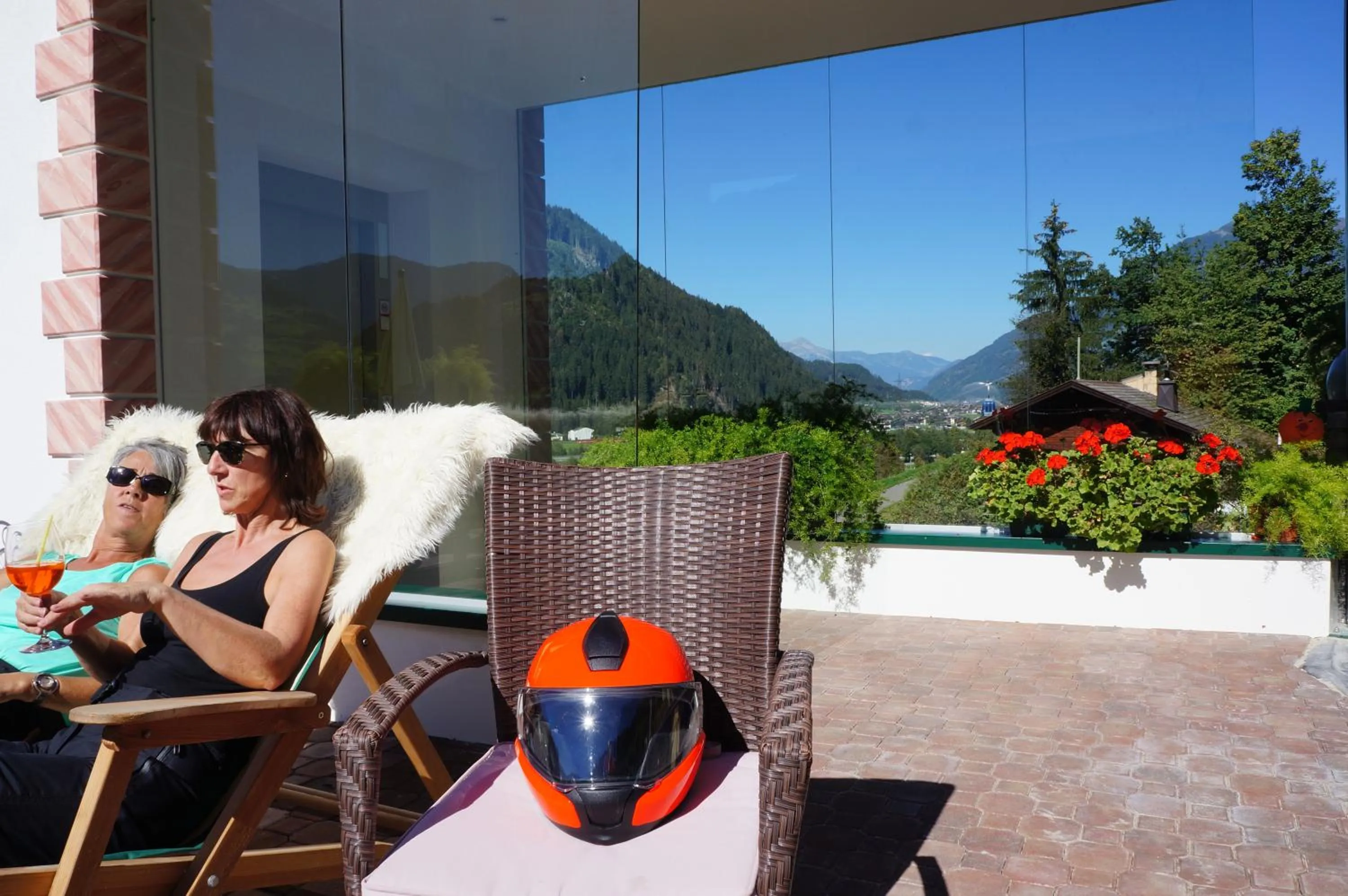 Balcony/Terrace in Aparthotel Gallahaus