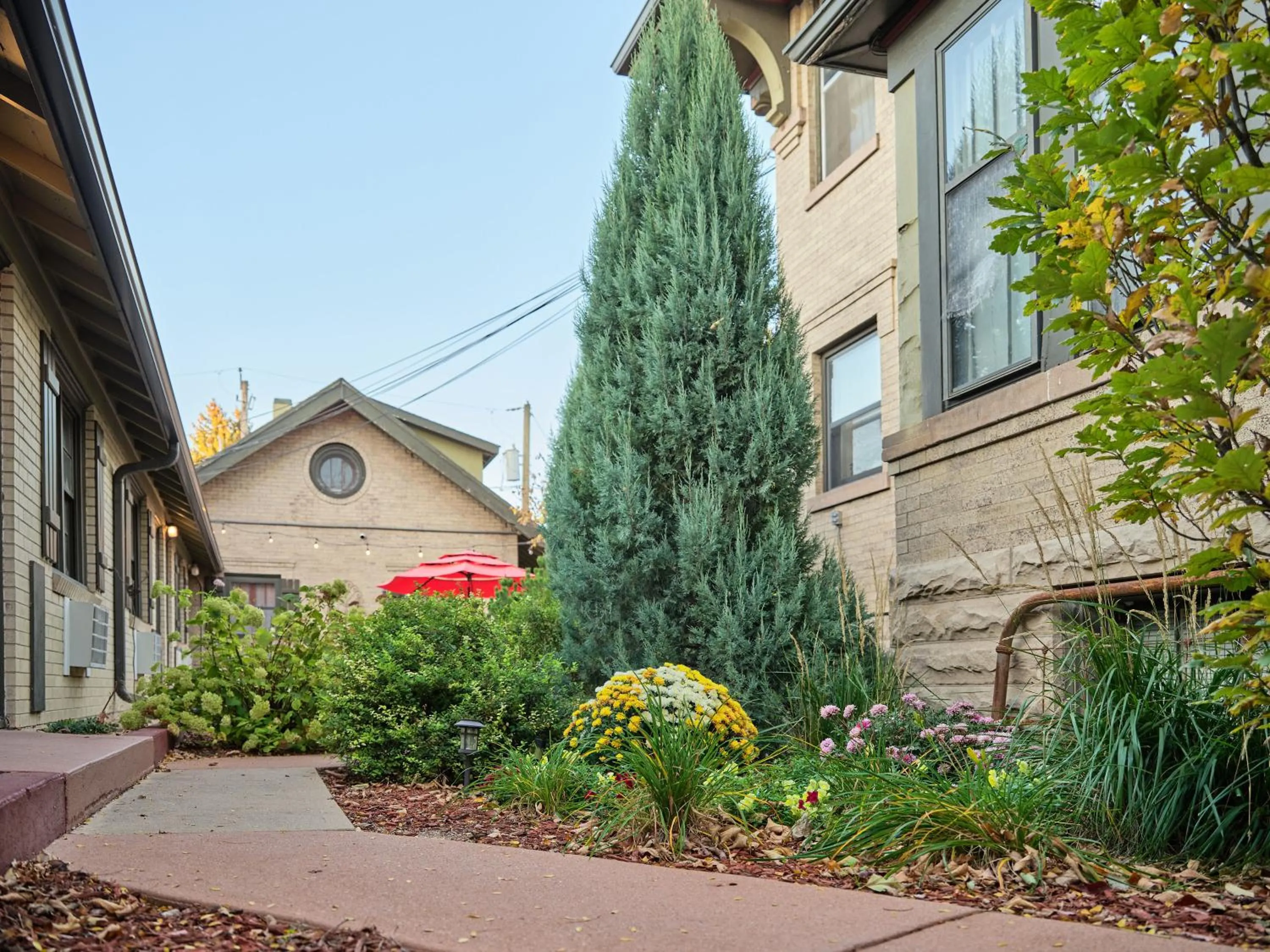 Garden in The Crest Motel