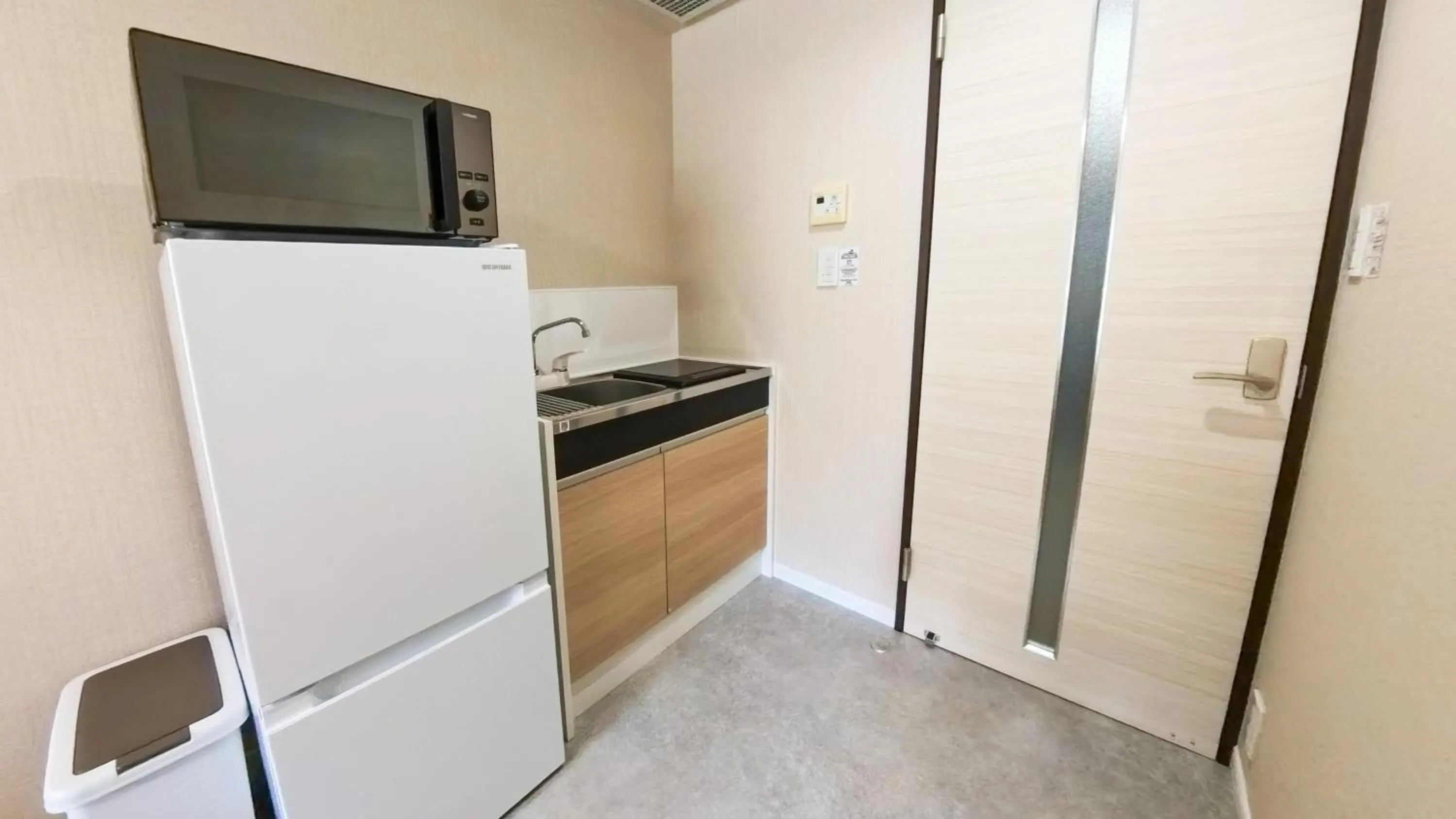 Kitchen or kitchenette in Hotel New Gaea Yakuin