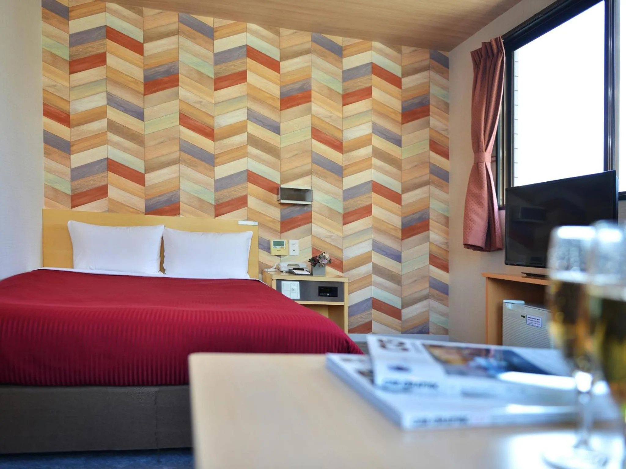 Photo of the whole room, Bed in Hotel New Gaea Yakuin