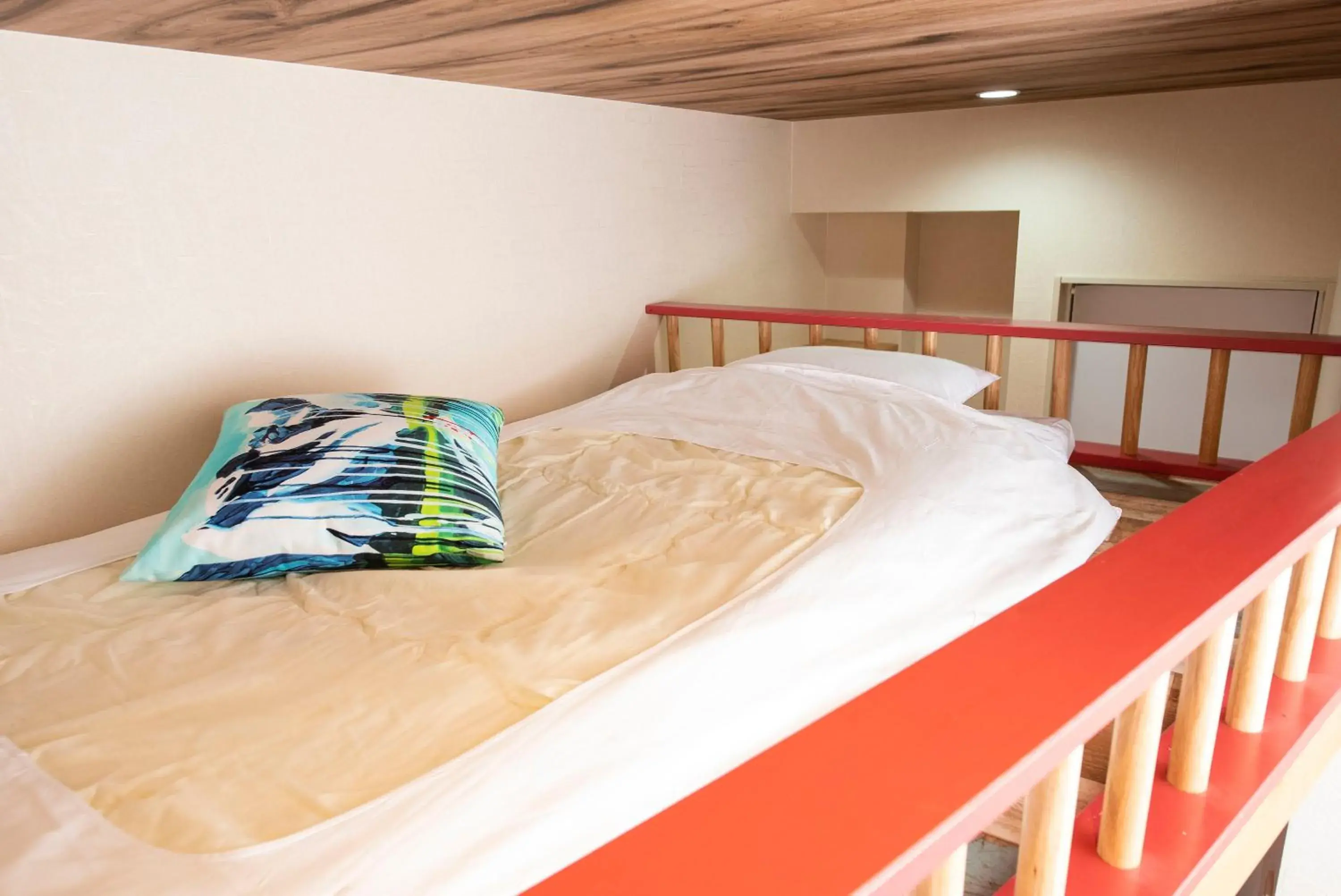 Bed in BEYOND HOTEL Takayama 2nd Bed in BEYOND HOTEL Takayama 2nd