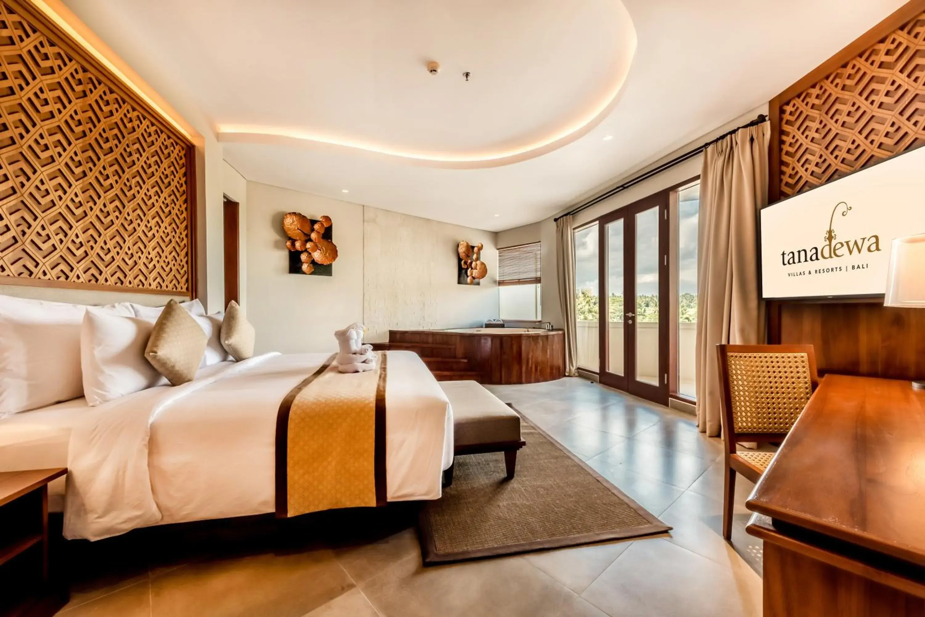 Bed in tanadewa Resort Ubud Bali by Cross Collection Bed in tanadewa Resort Ubud Bali by Cross Collection