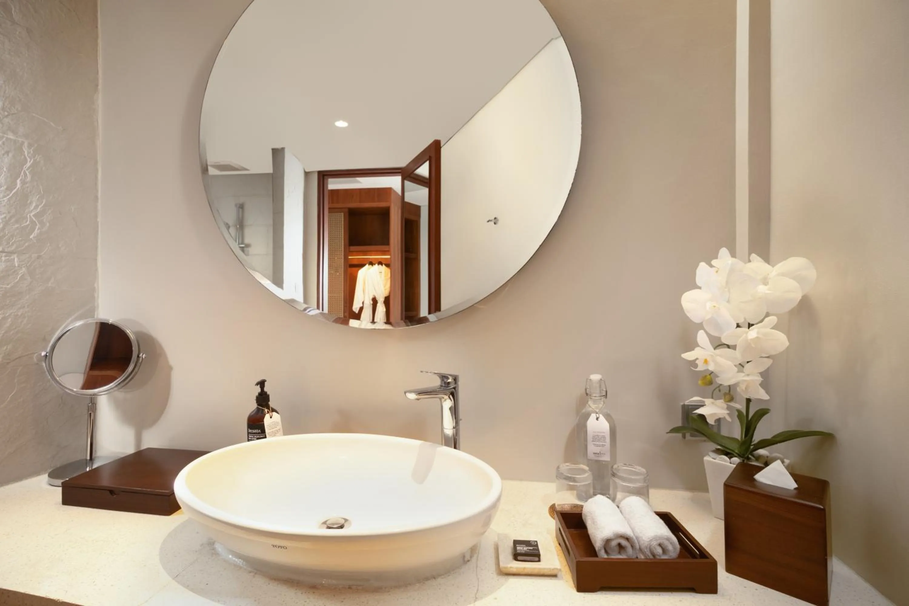 Bathroom in tanadewa Resort Ubud Bali by Cross Collection