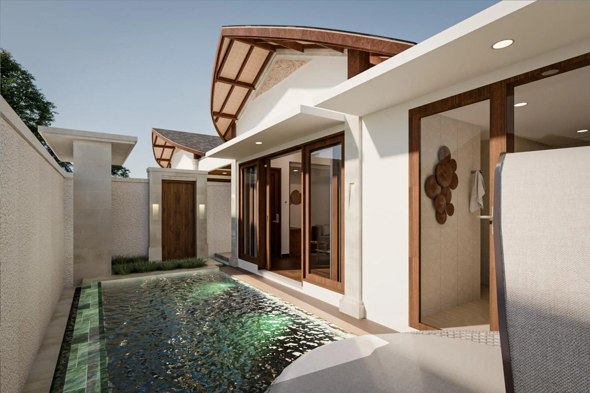 Swimming pool in tanadewa Resort Ubud Bali by Cross Collection