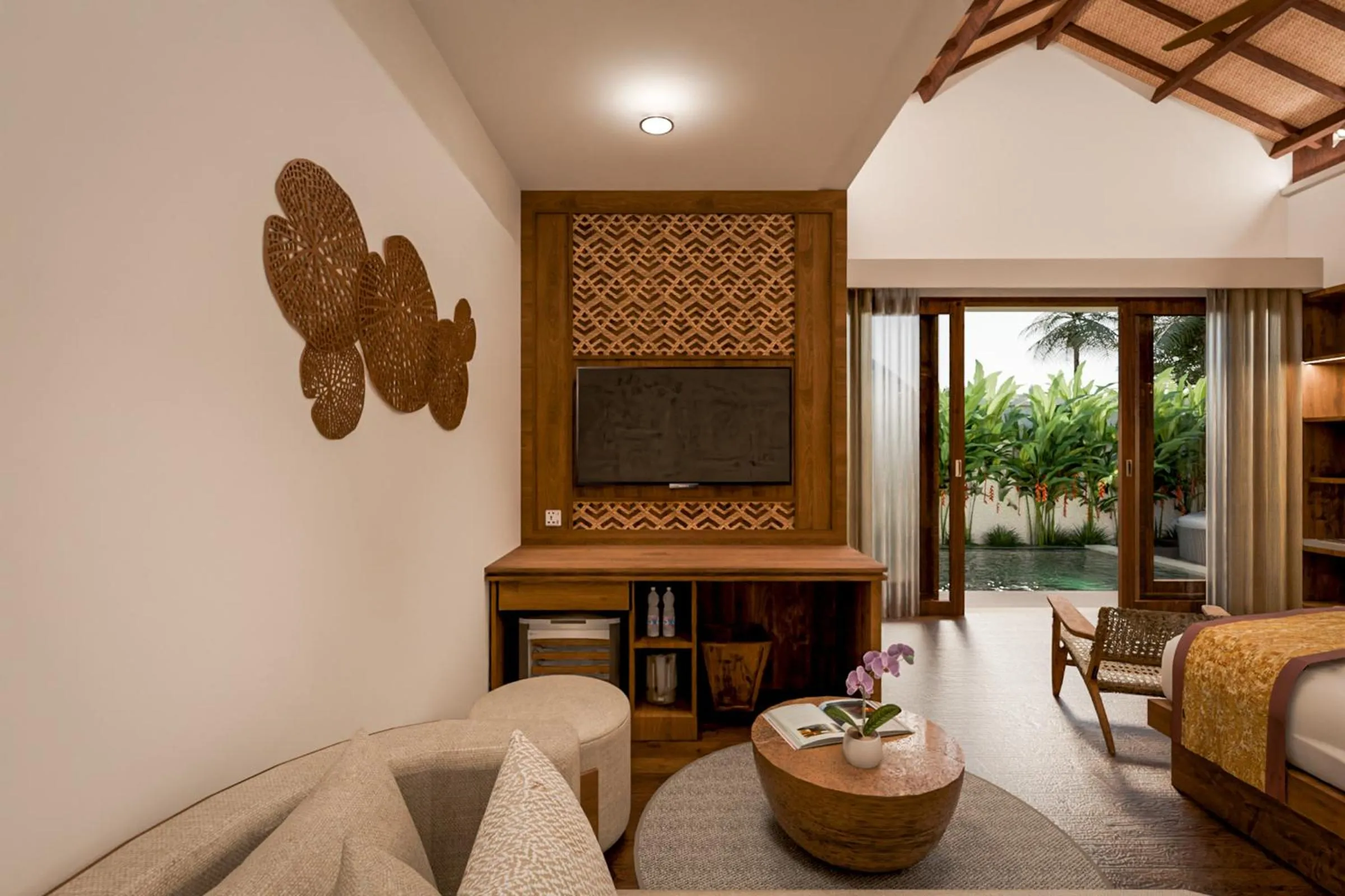 Bedroom in tanadewa Resort Ubud Bali by Cross Collection