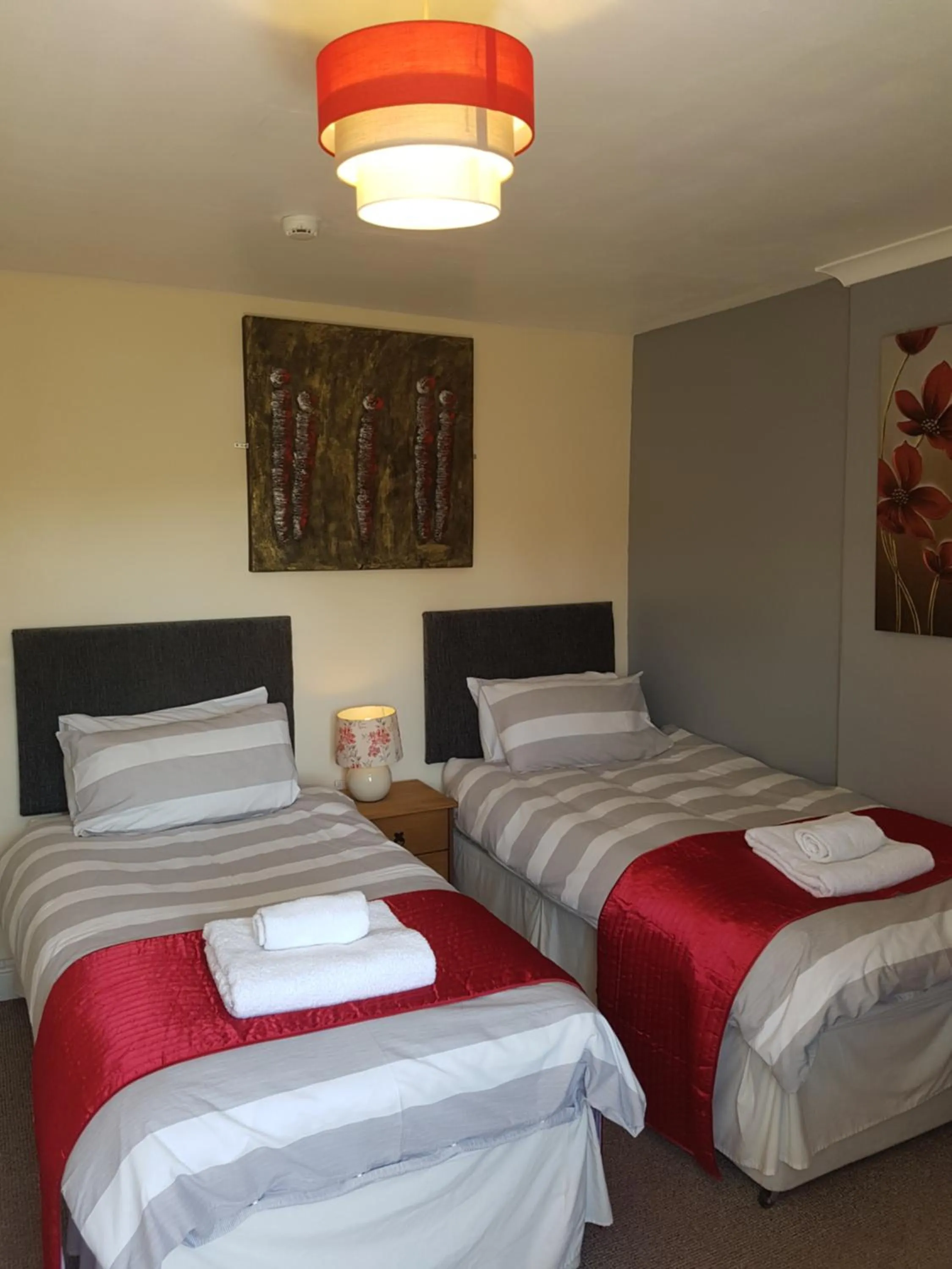 Bed in Riverside Guest House