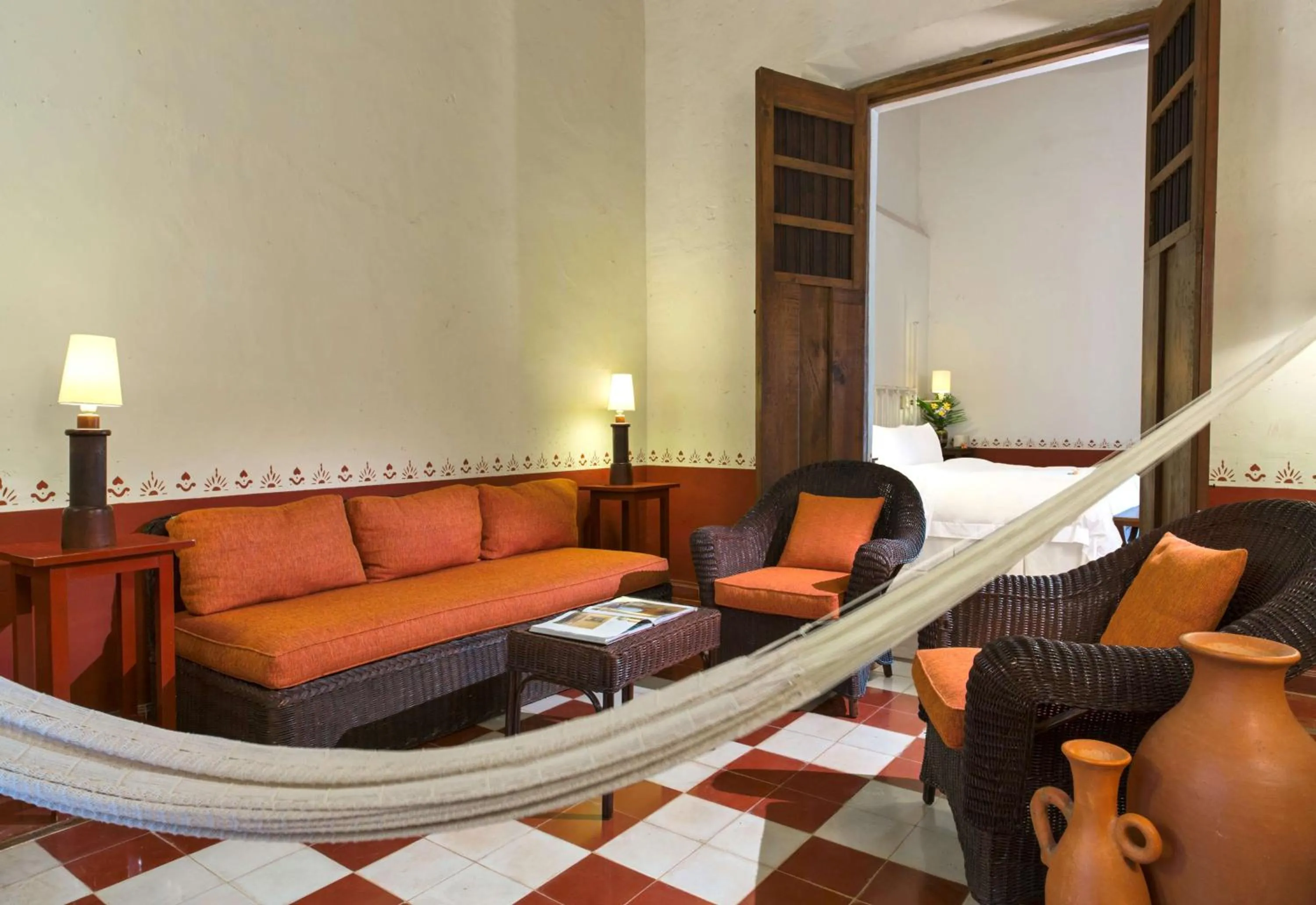 On site in Hacienda Santa Rosa de Lima