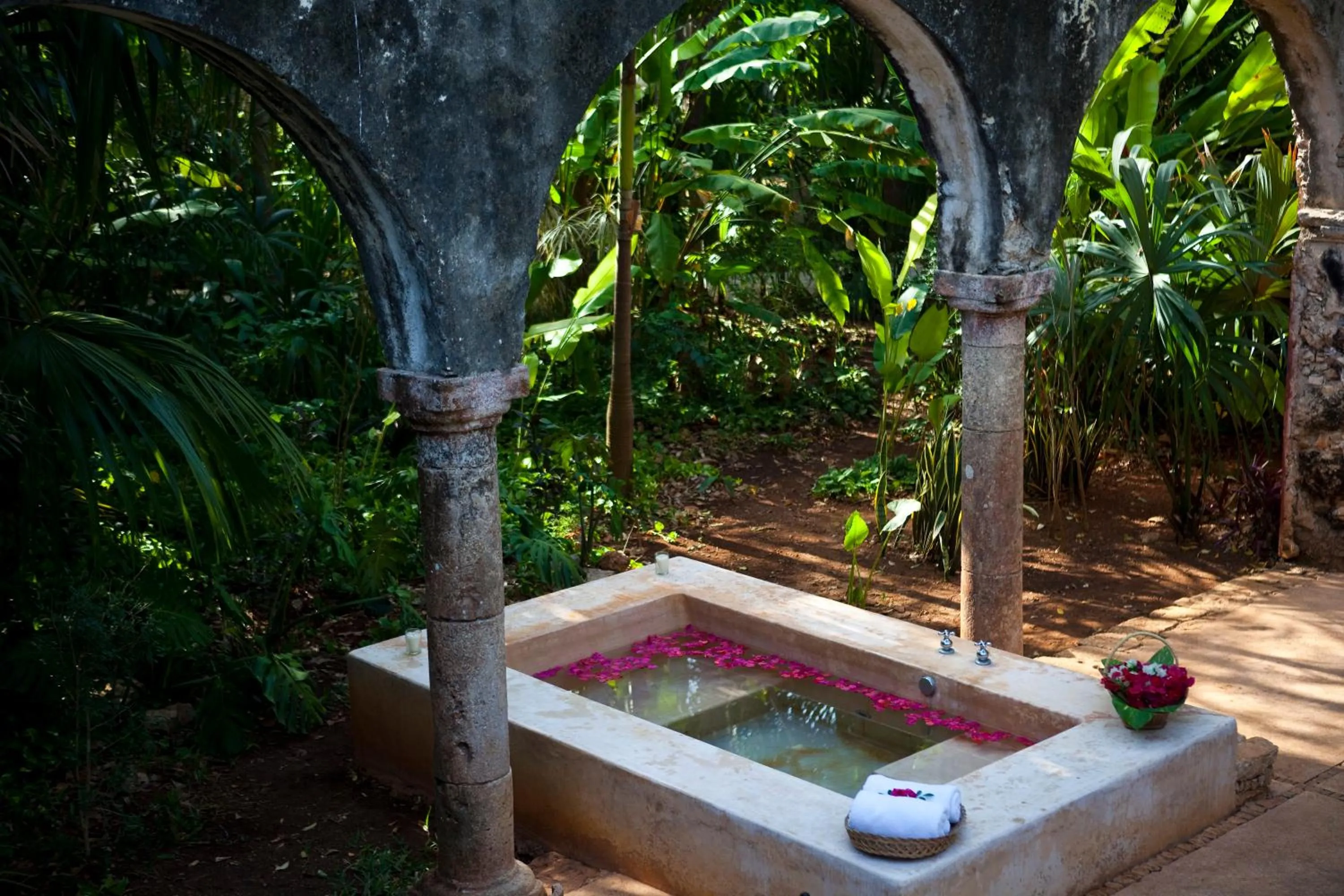 Garden in Hacienda Santa Rosa de Lima