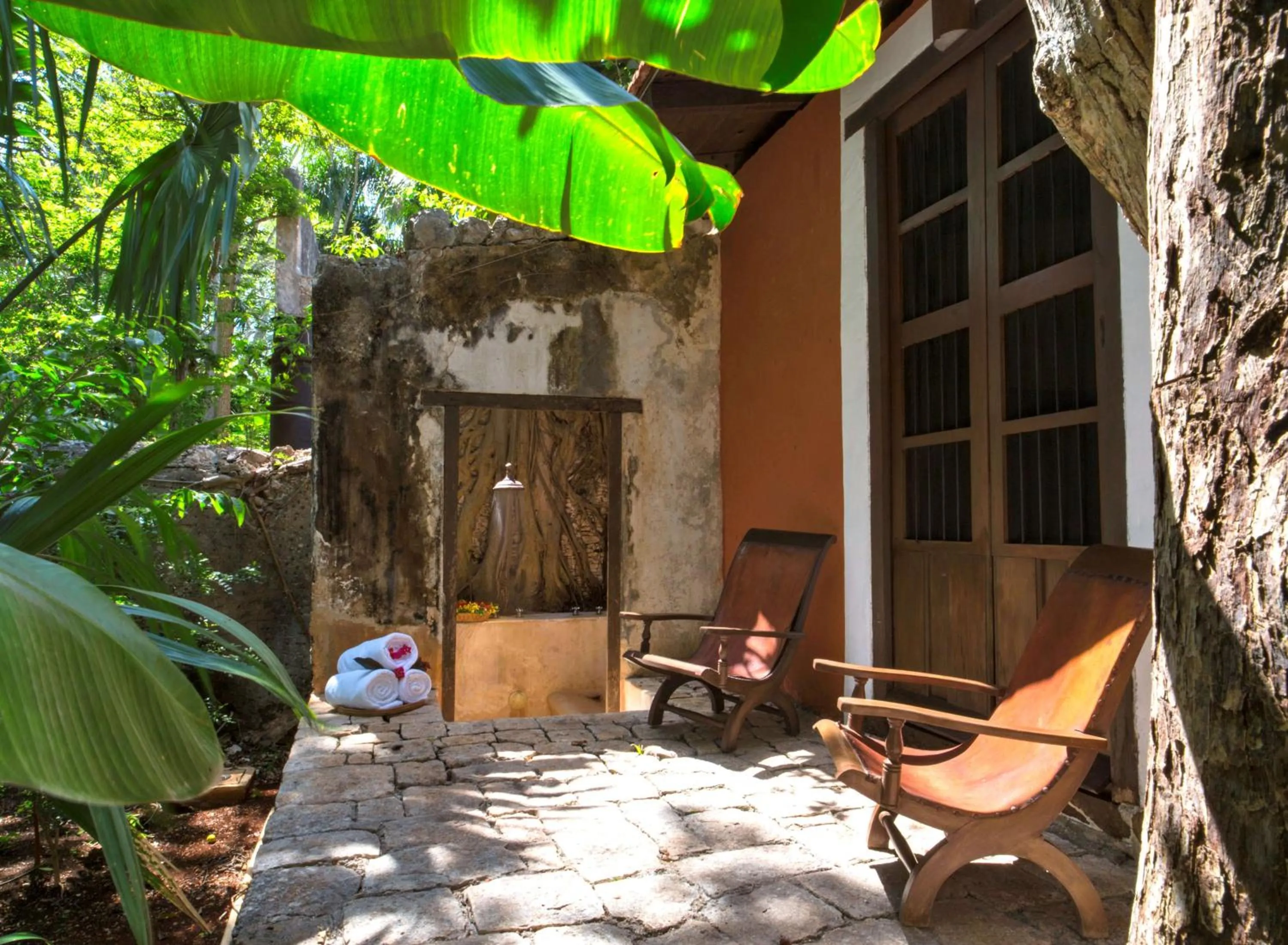 Shower in Hacienda Santa Rosa de Lima