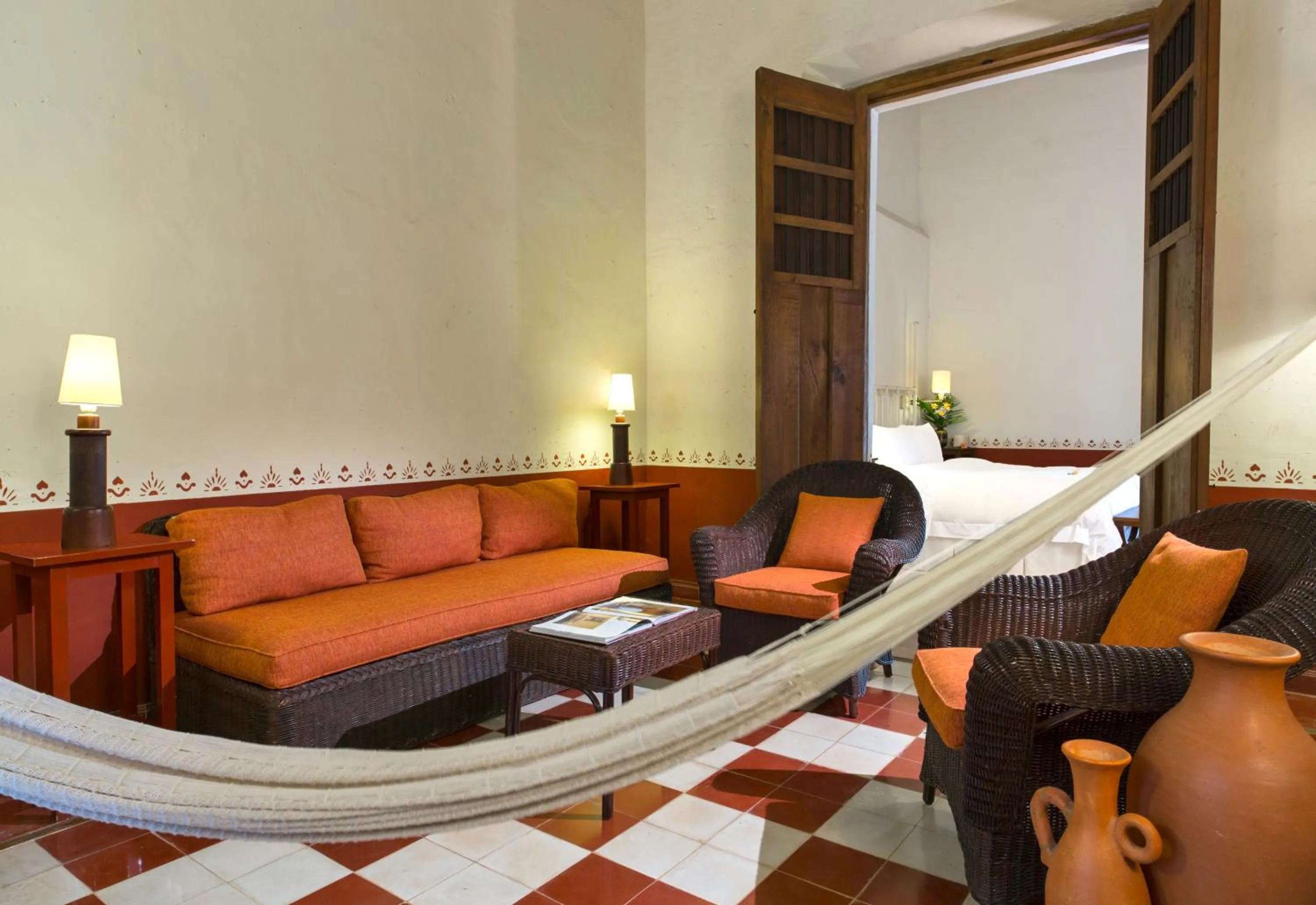 Living room in Hacienda Santa Rosa de Lima