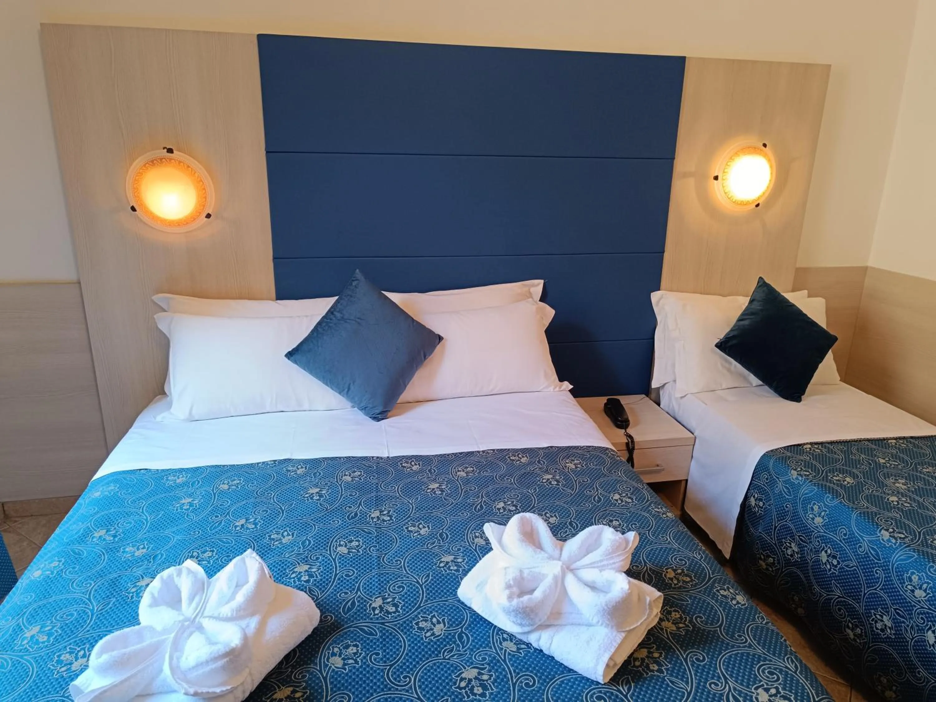 Bed in Albergo Marechiaro