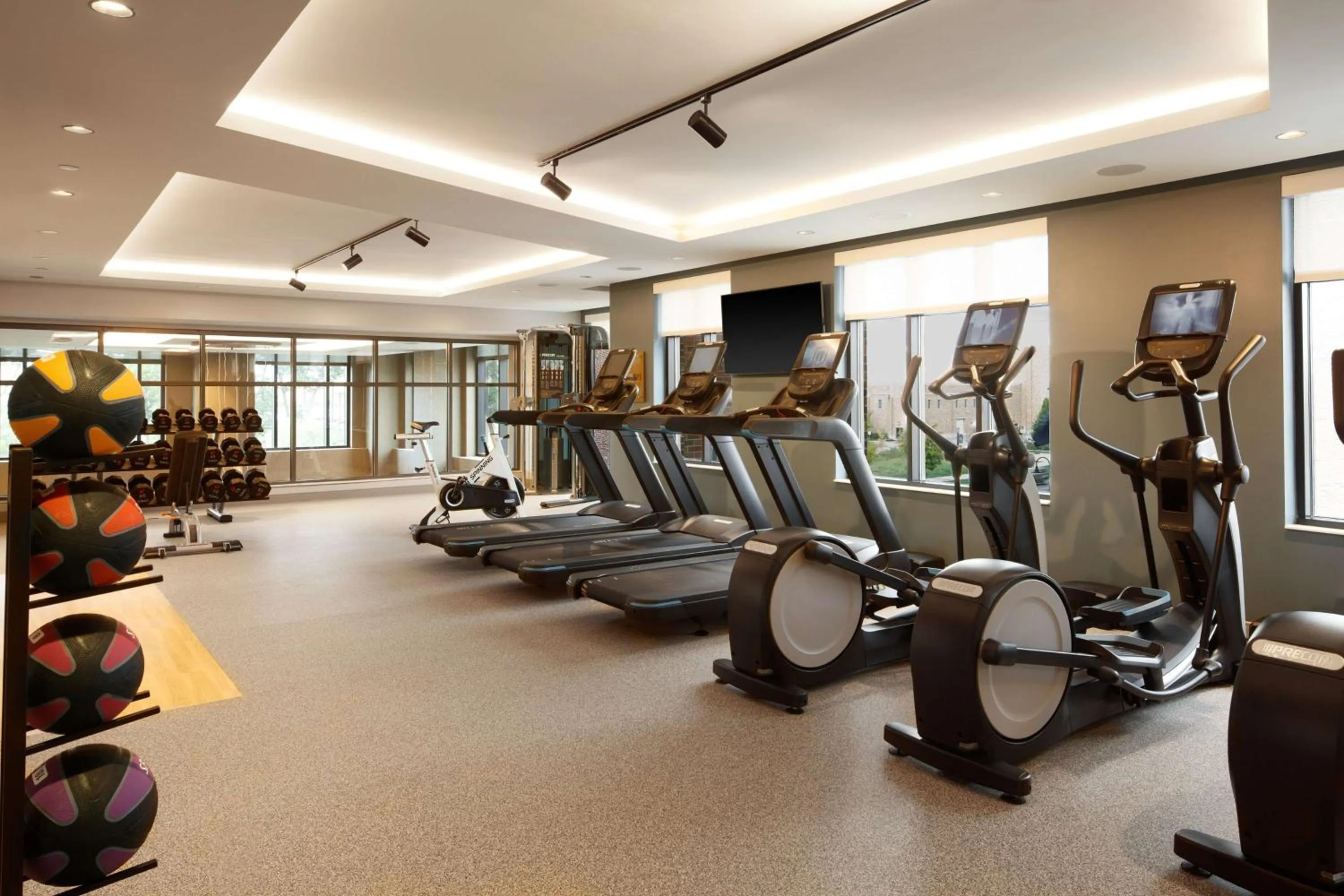 Fitness centre/facilities in Embassy Suites by Hilton South Bend