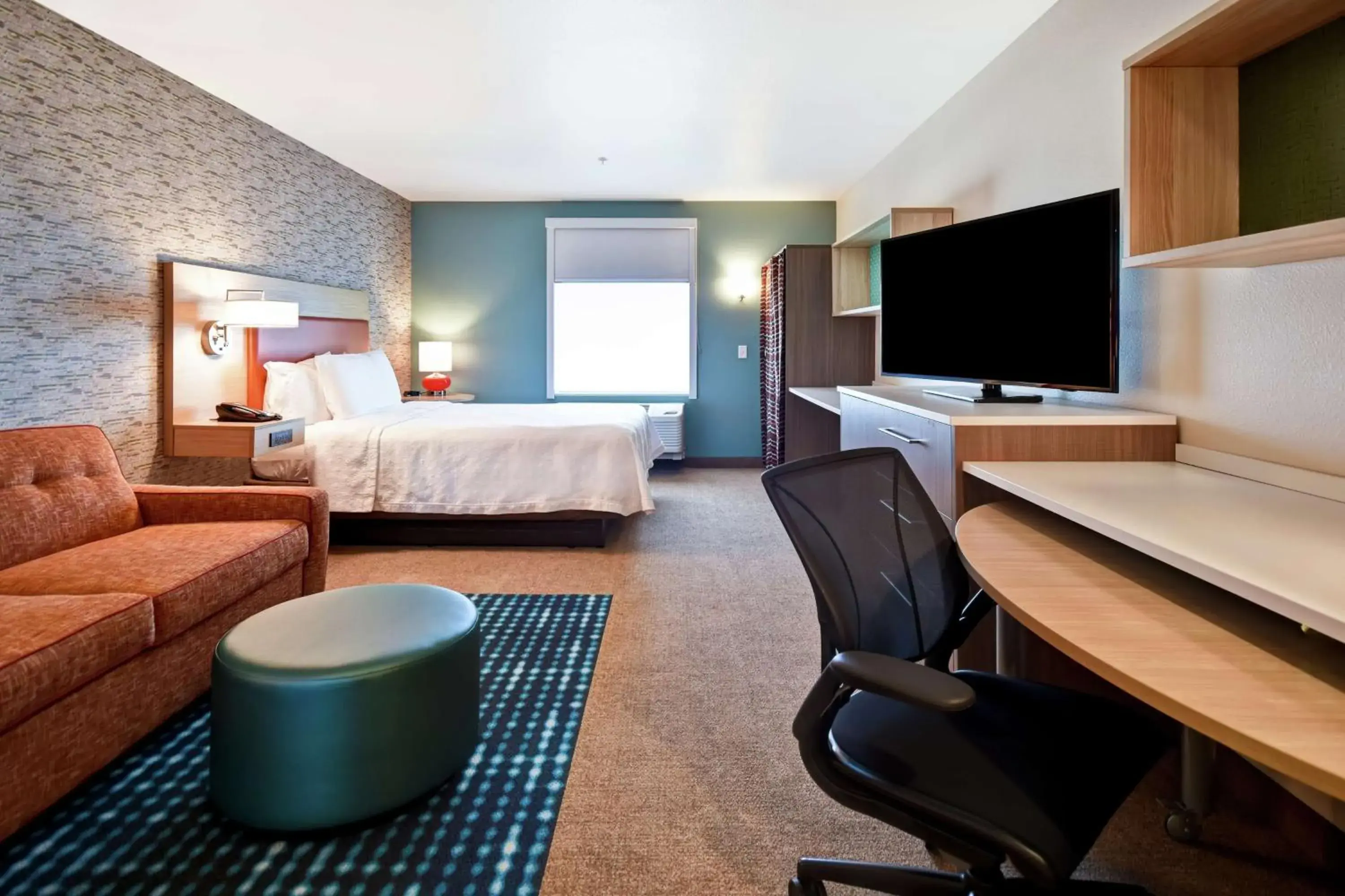 Bedroom, Bed in Home2 Suites by Hilton Victorville Bedroom, Bed in Home2 Suites by Hilton Victorville