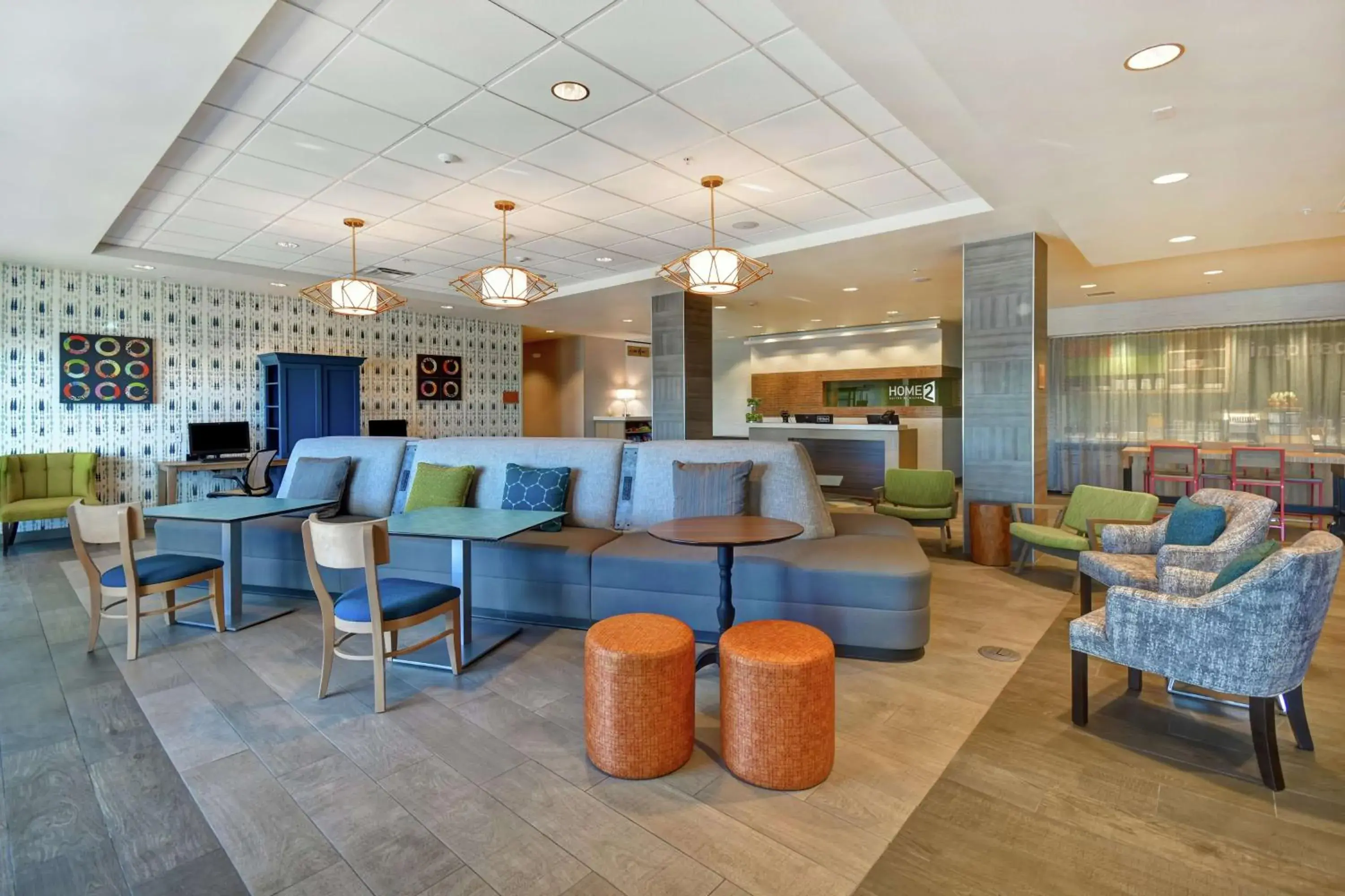 Lobby or reception in Home2 Suites by Hilton Victorville Lobby or reception in Home2 Suites by Hilton Victorville