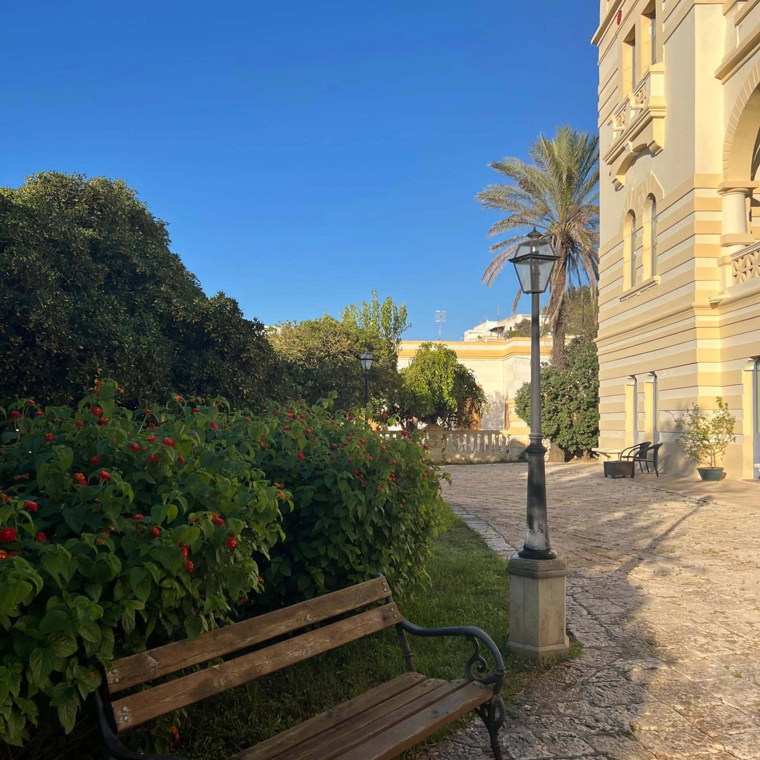 Natural landscape in Villa Raffaella