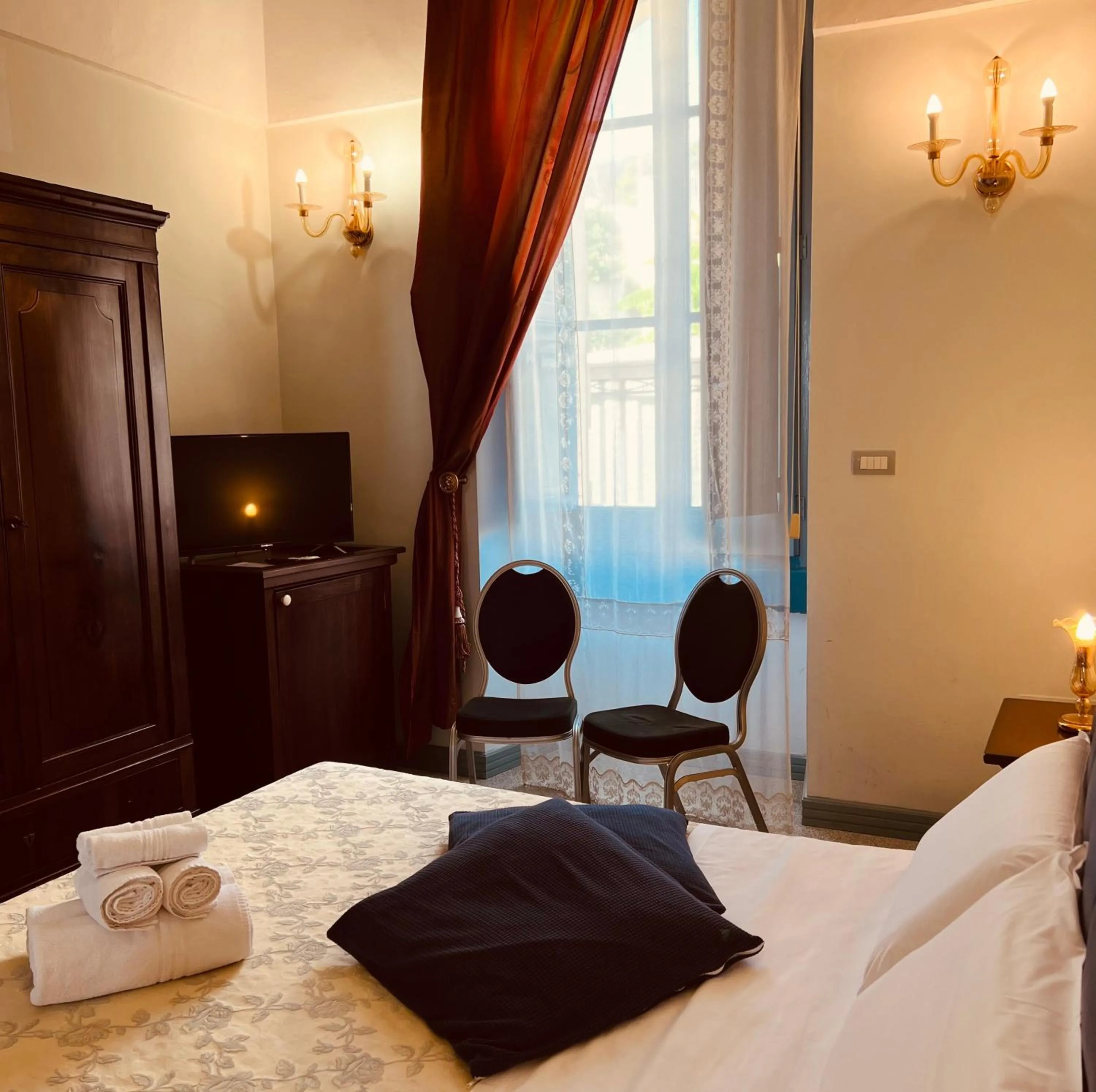 Bed in Villa Raffaella