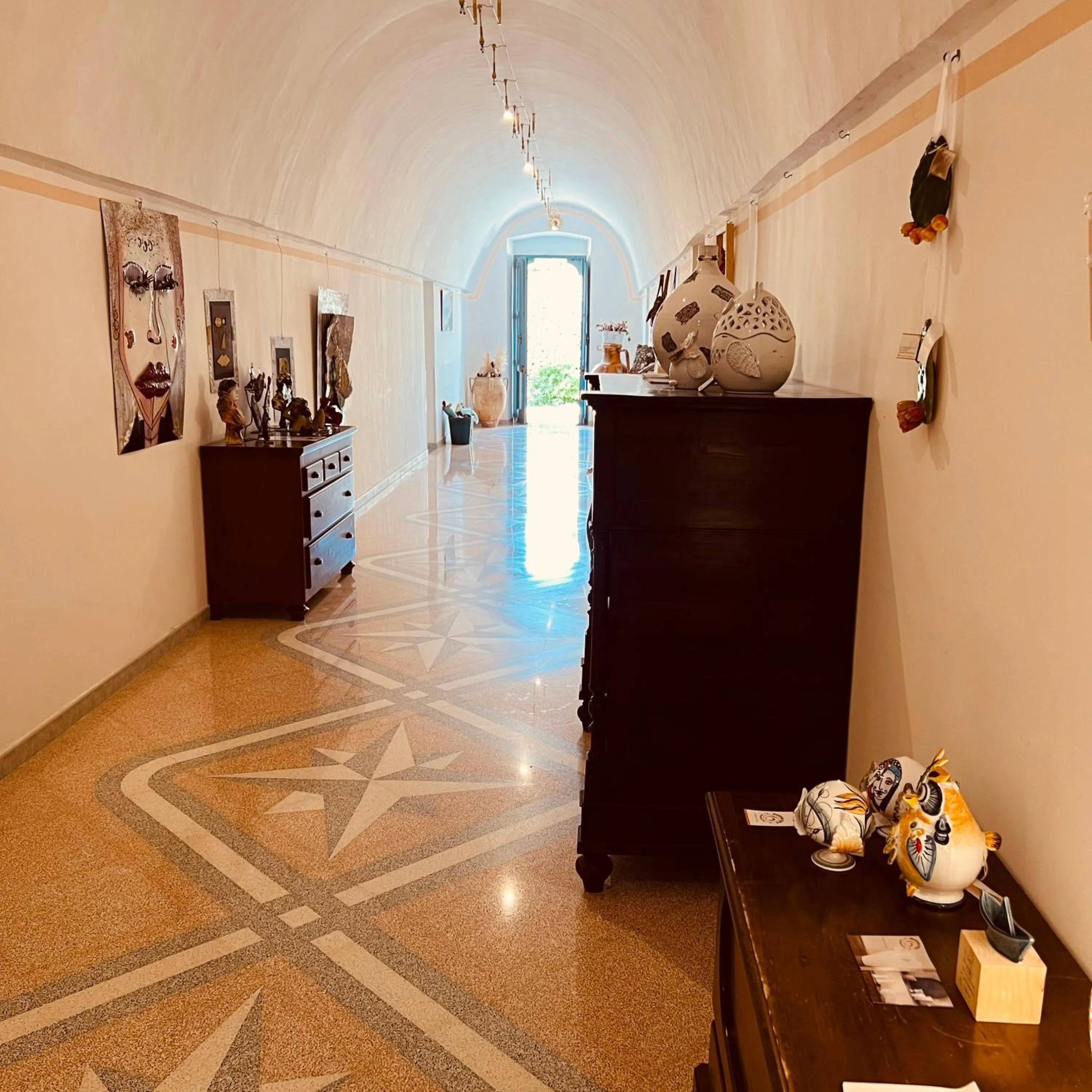 Decorative detail in Villa Raffaella