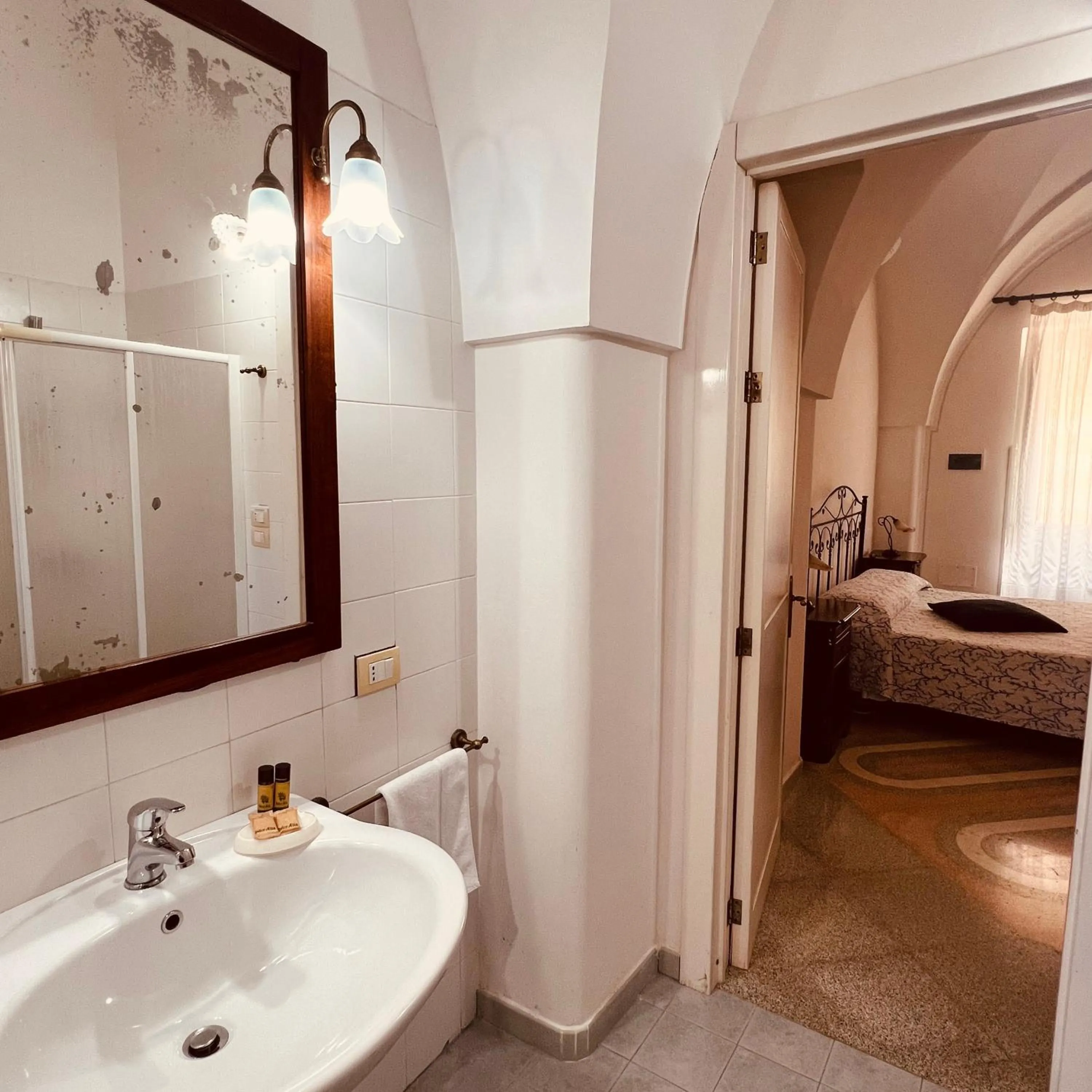 Bed in Villa Raffaella