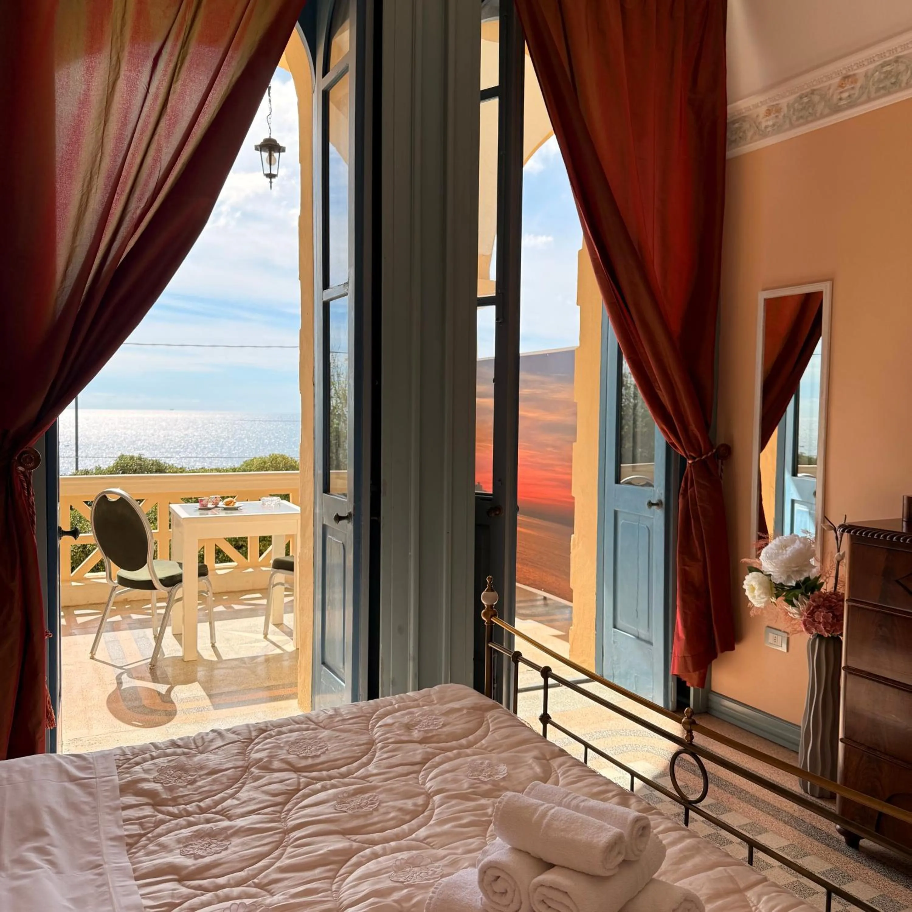 Bed in Villa Raffaella