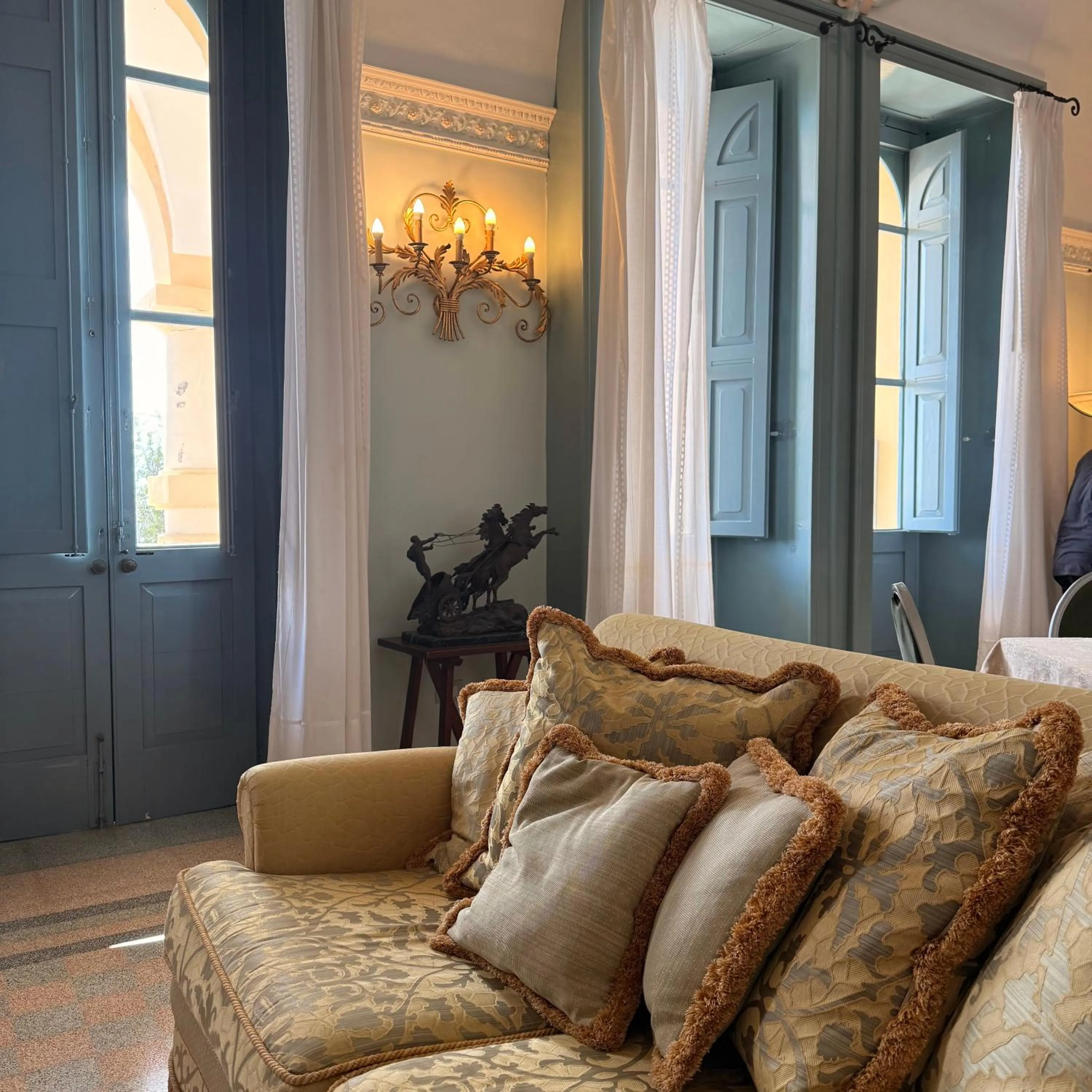 Living room in Villa Raffaella