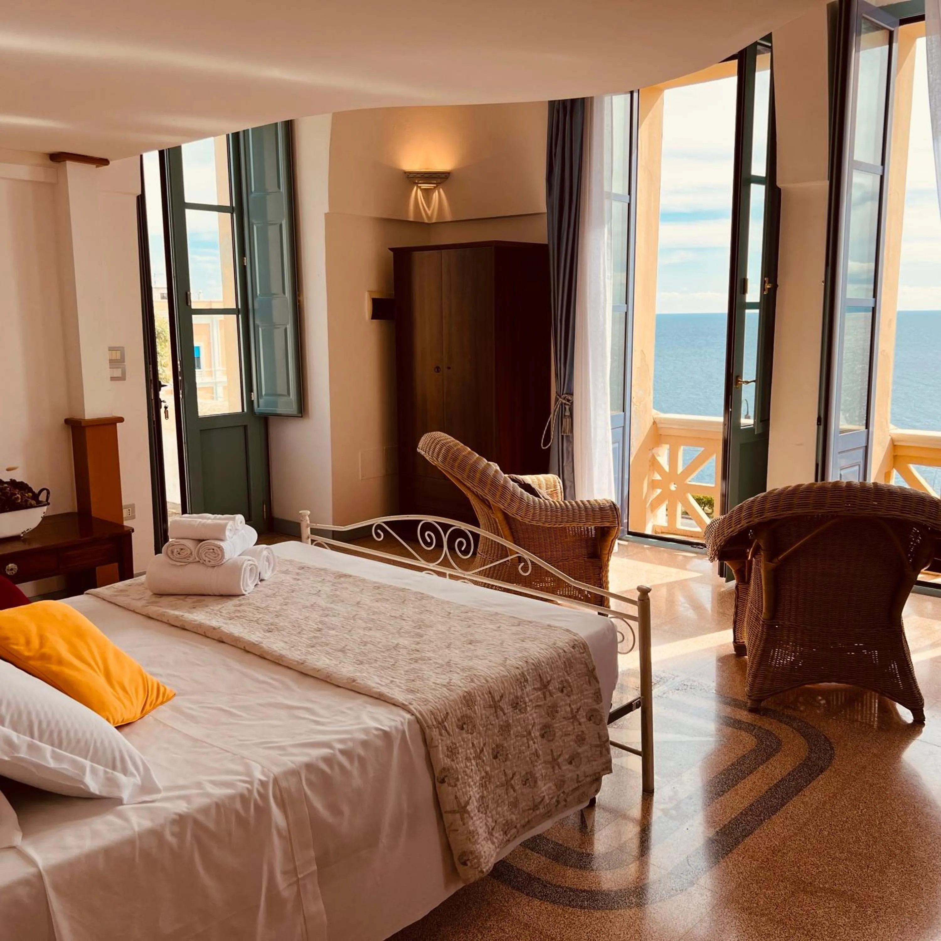 Bed in Villa Raffaella