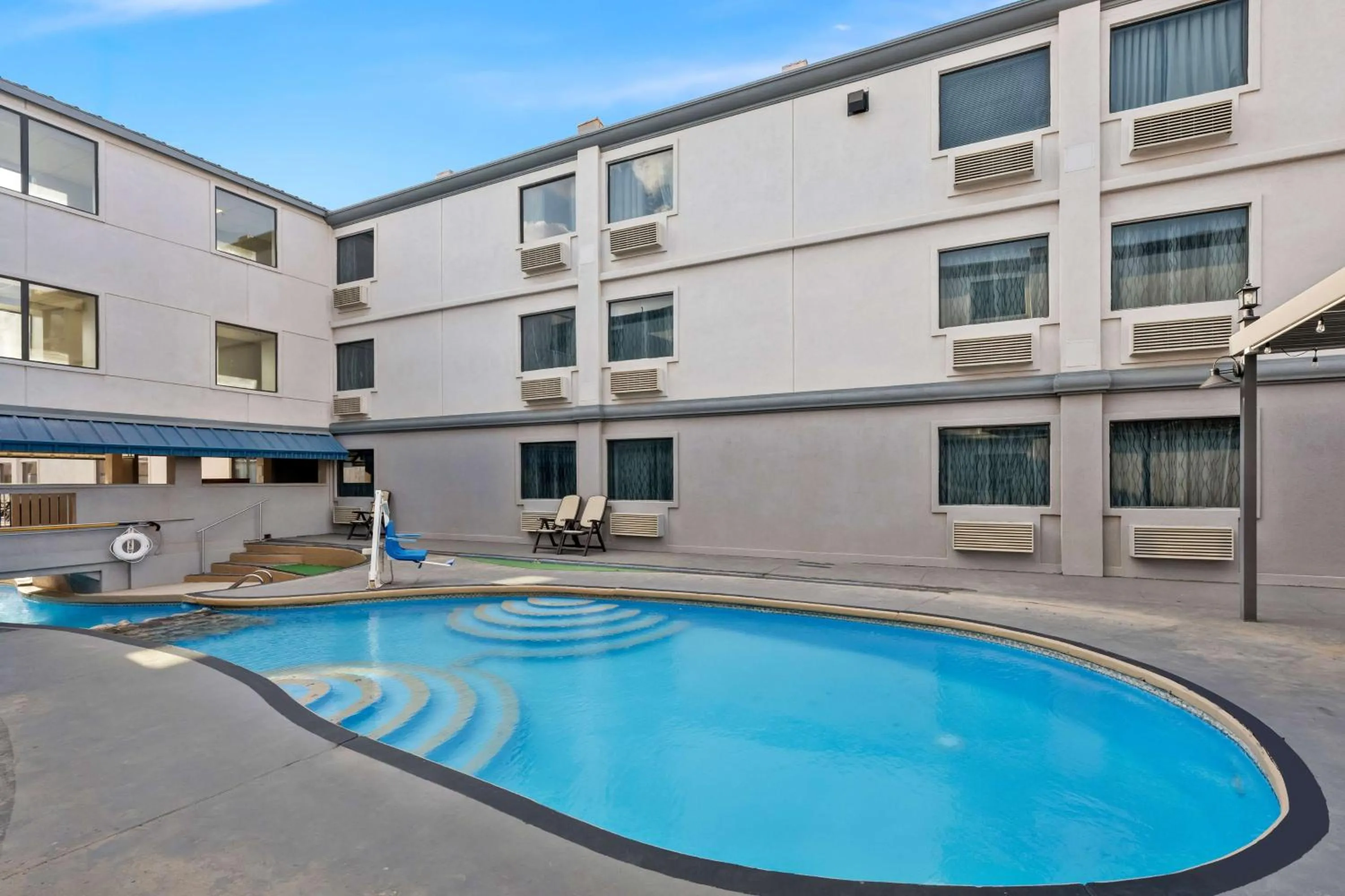 Pool view in SureStay Plus Hotel by Best Western Lubbock Medical Center