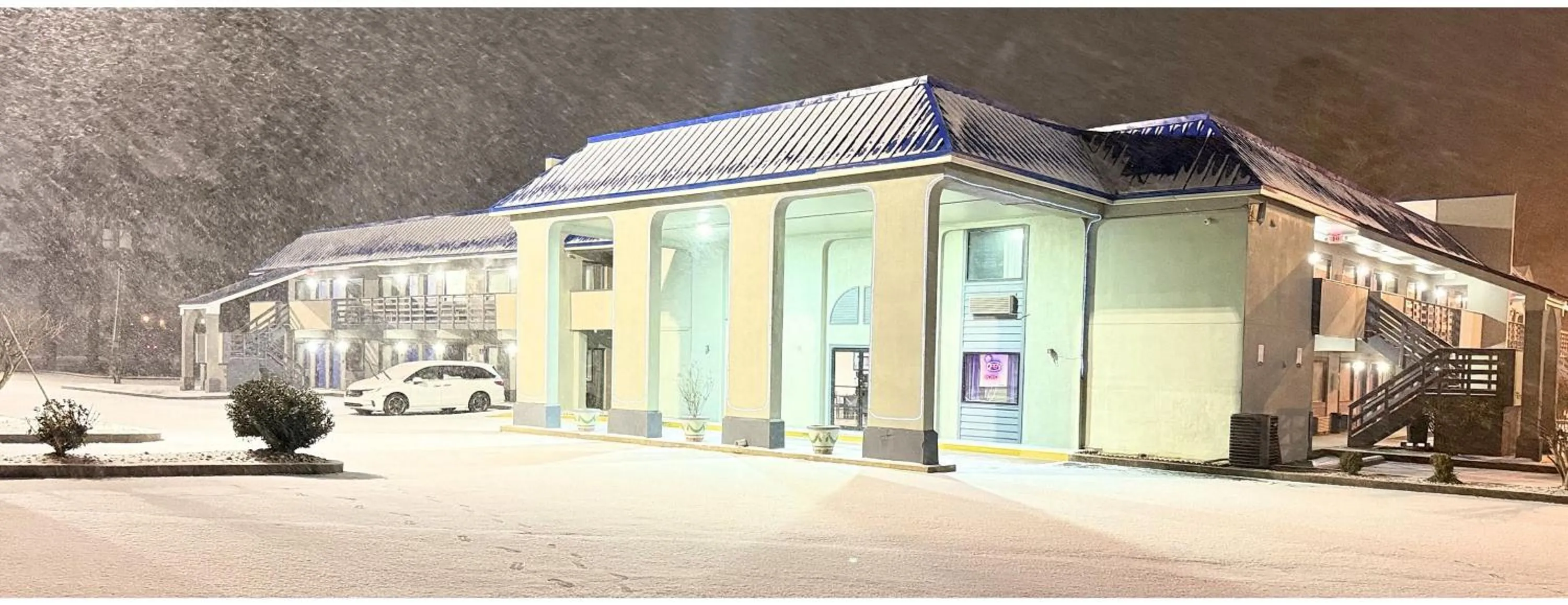 Property building in Rodeway Inn & Suites Plymouth Hwy 64