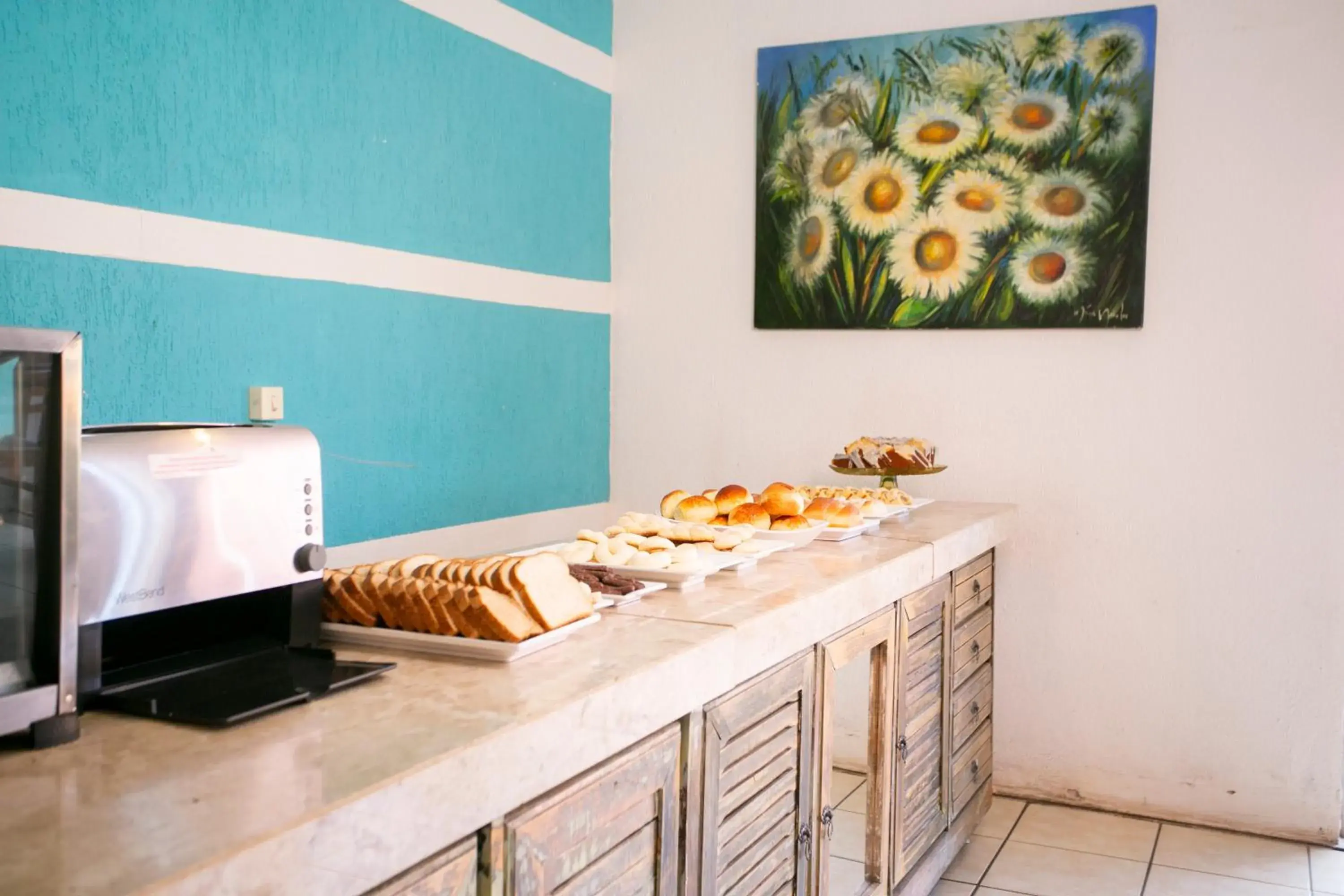 Buffet breakfast in Hotel Dona Beja Buffet breakfast in Hotel Dona Beja