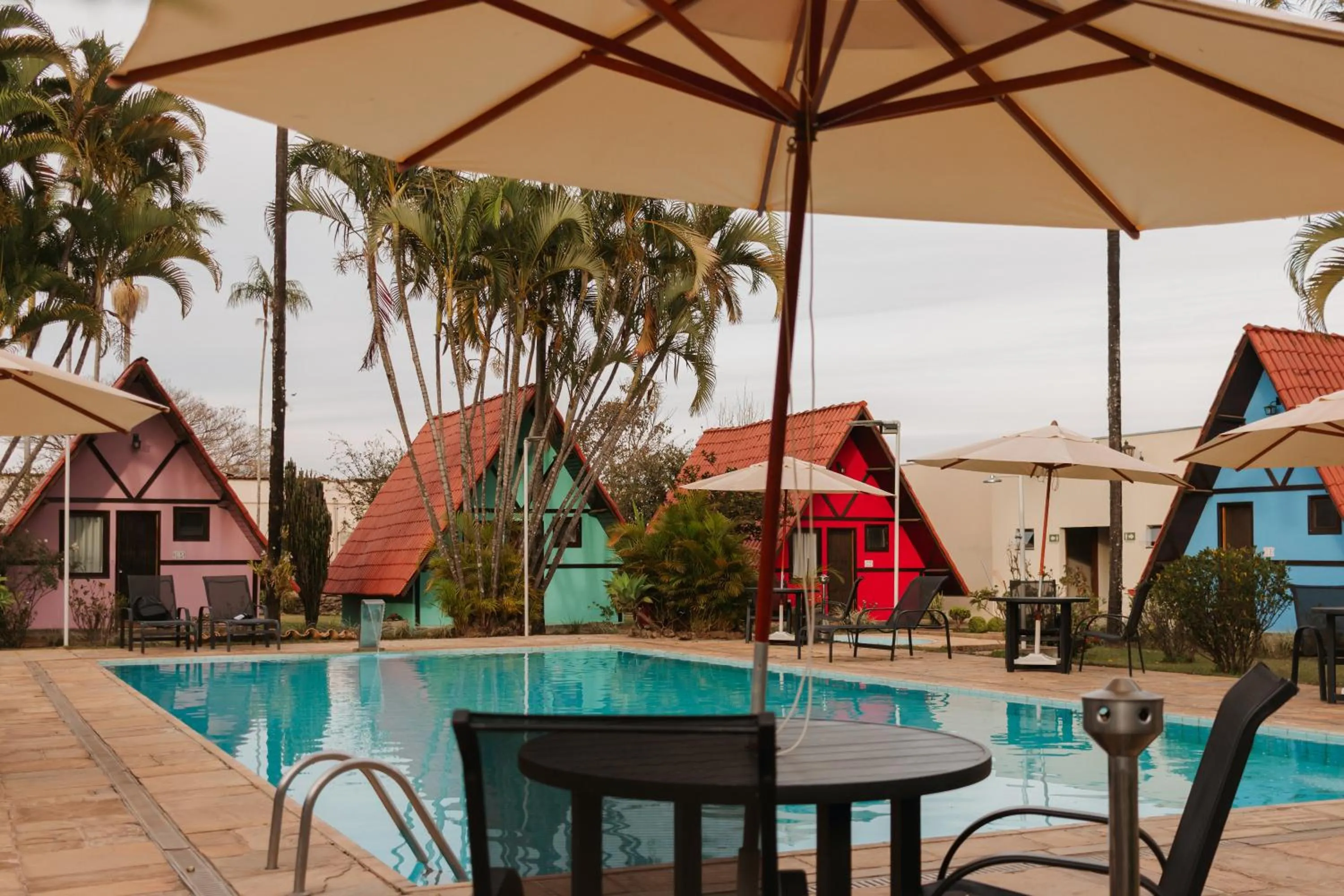 Pool view in Hotel Dona Beja