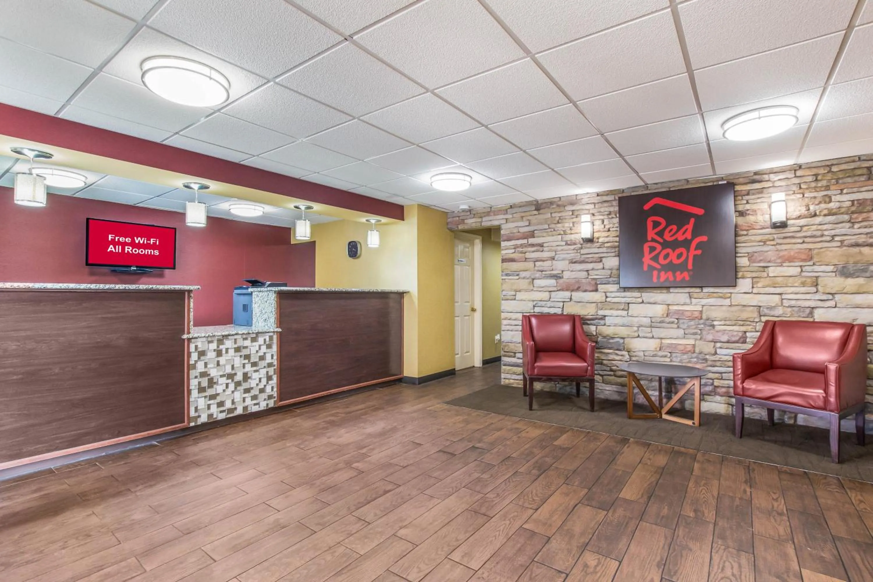 Lobby or reception in Red Roof Inn Cincinnati Airport–Florence/ Erlanger