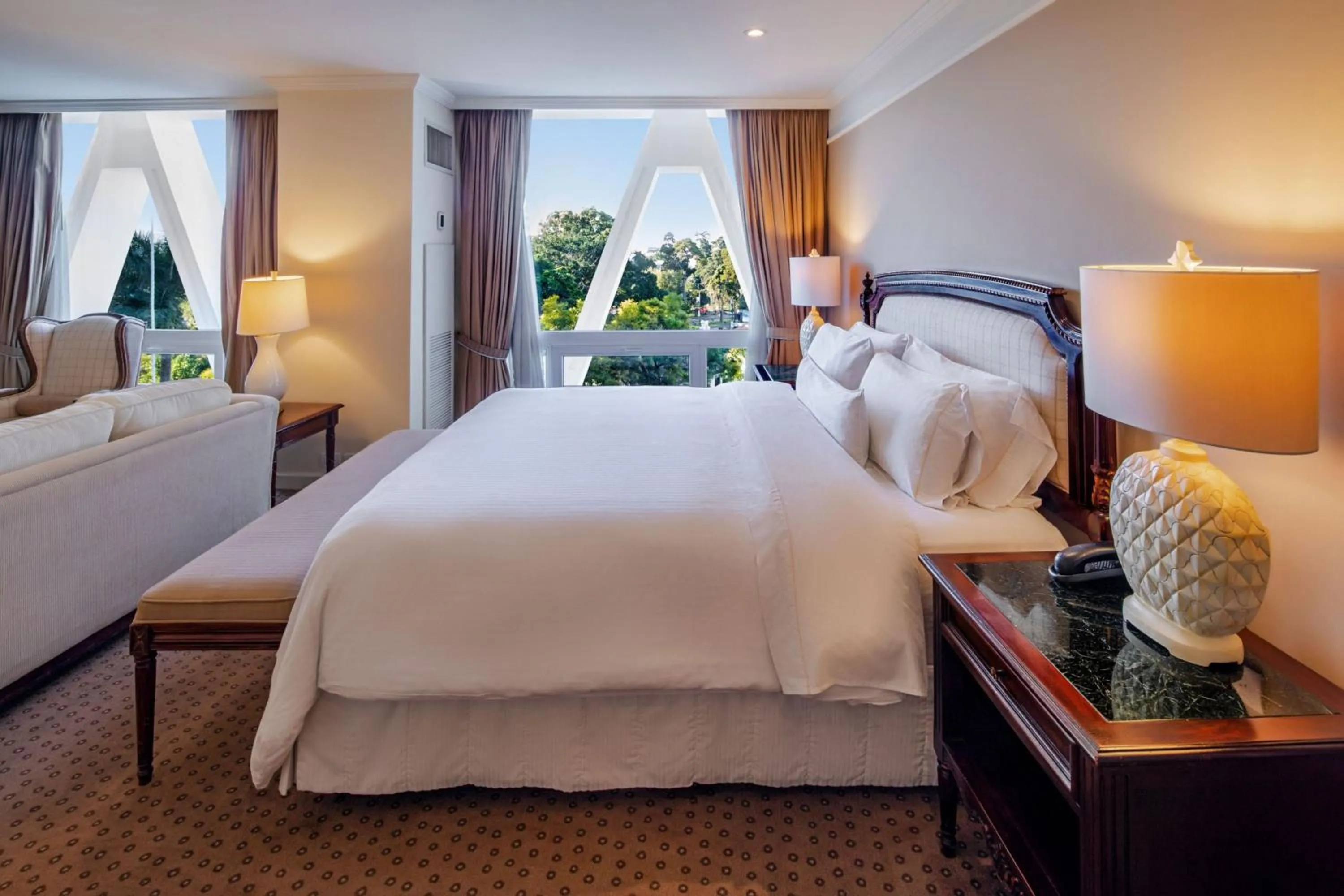 Bedroom, Bed in The Westin Camino Real, Guatemala