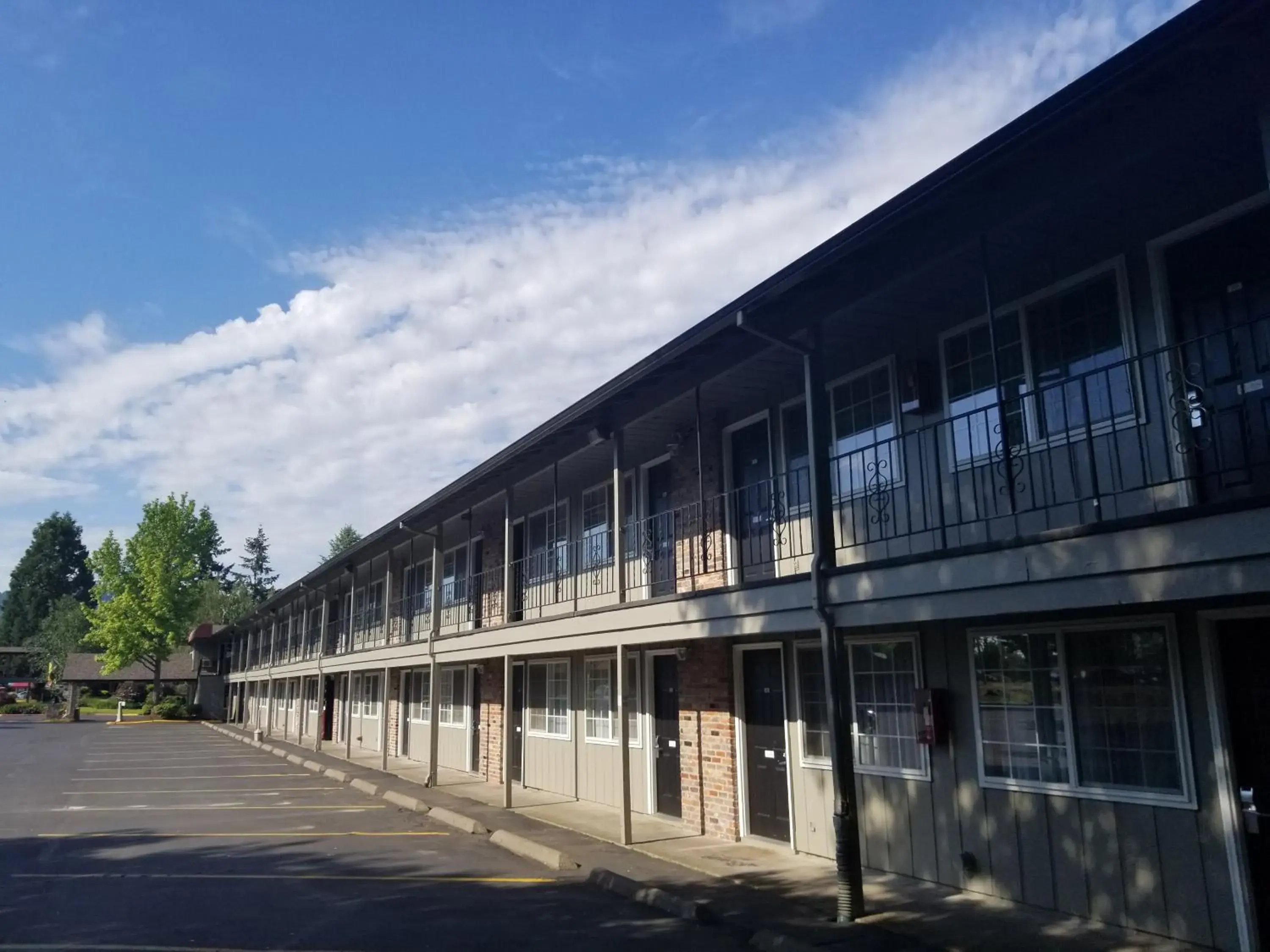 Property building in Village Inn Property building in Village Inn