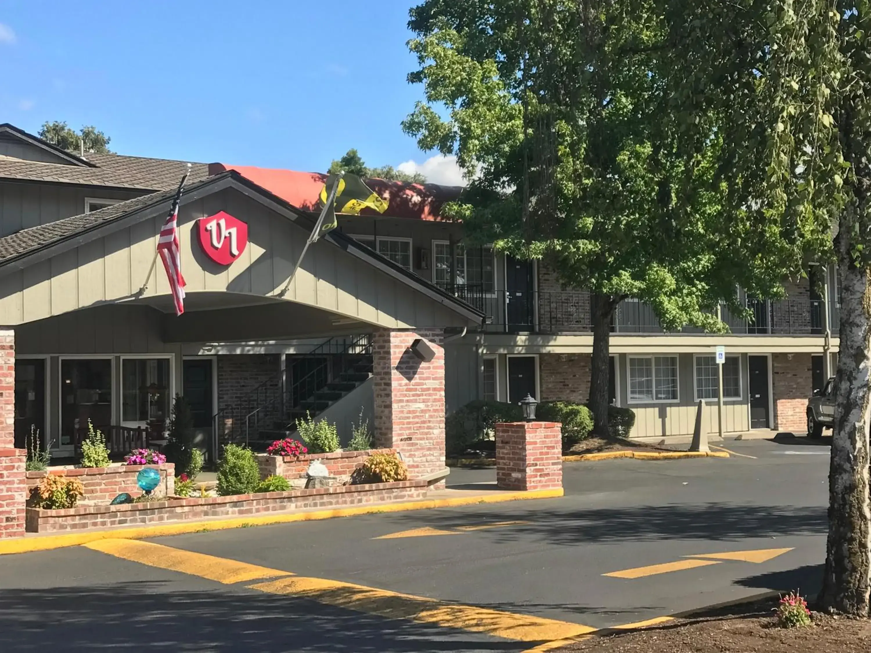 Property building in Village Inn Property building in Village Inn