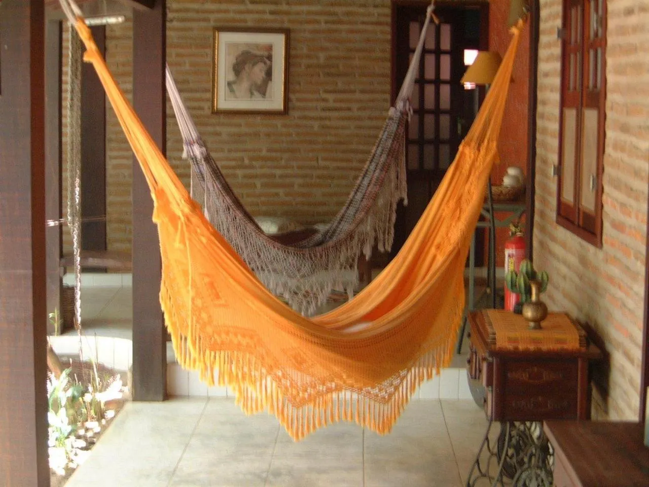 Decorative detail in Pousada Ibirapuera