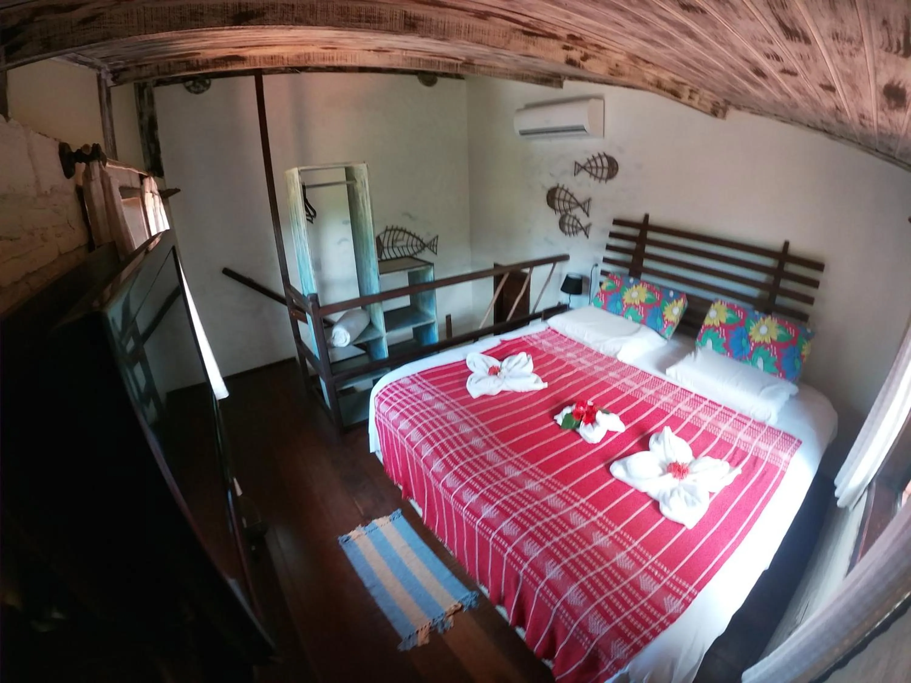 Bed in Pousada Ibirapuera