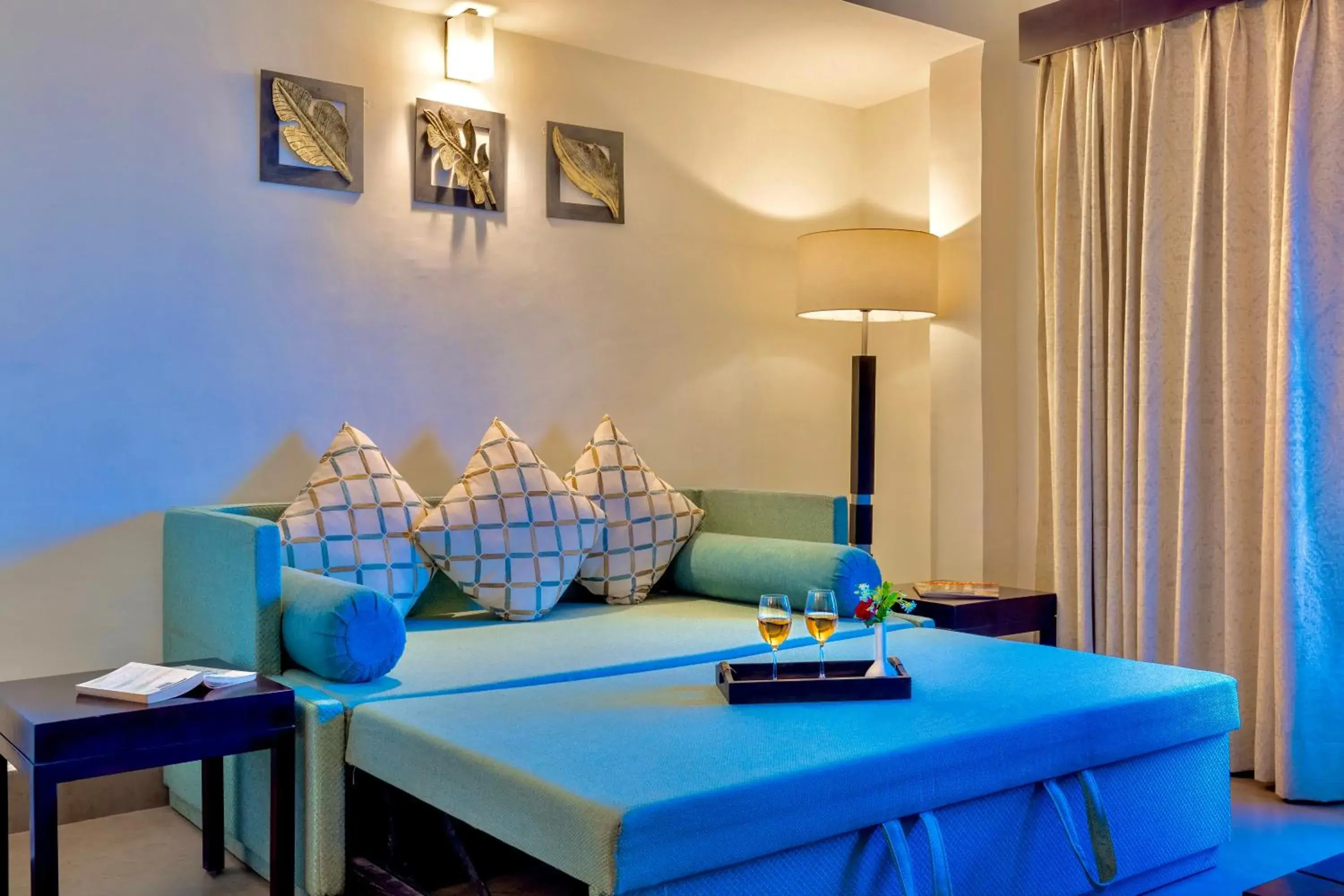 Living room, Bed in Rosewood Retreat Bhimtal Living room, Bed in Rosewood Retreat Bhimtal