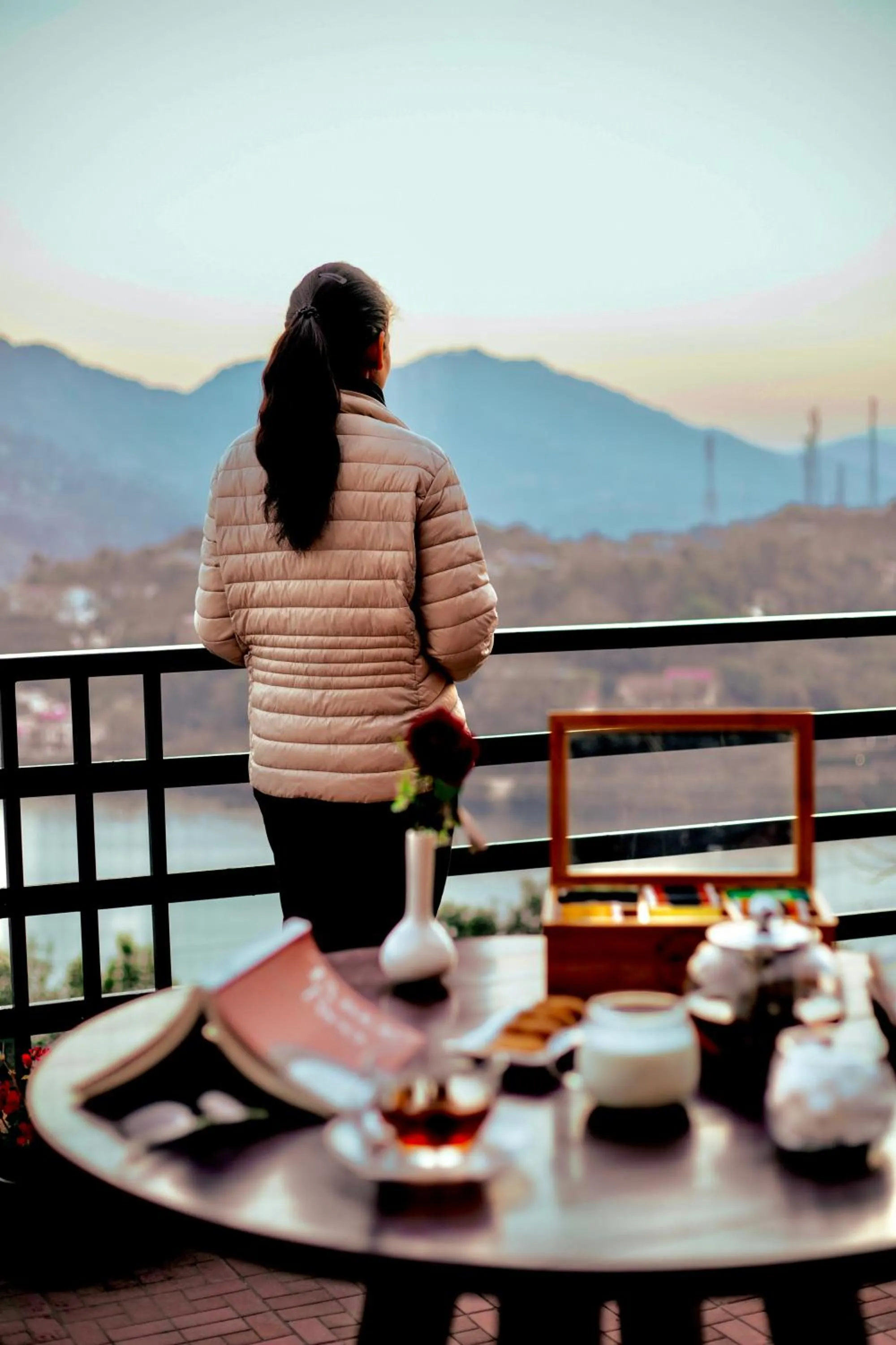 View (from property/room) in Rosewood Retreat Bhimtal