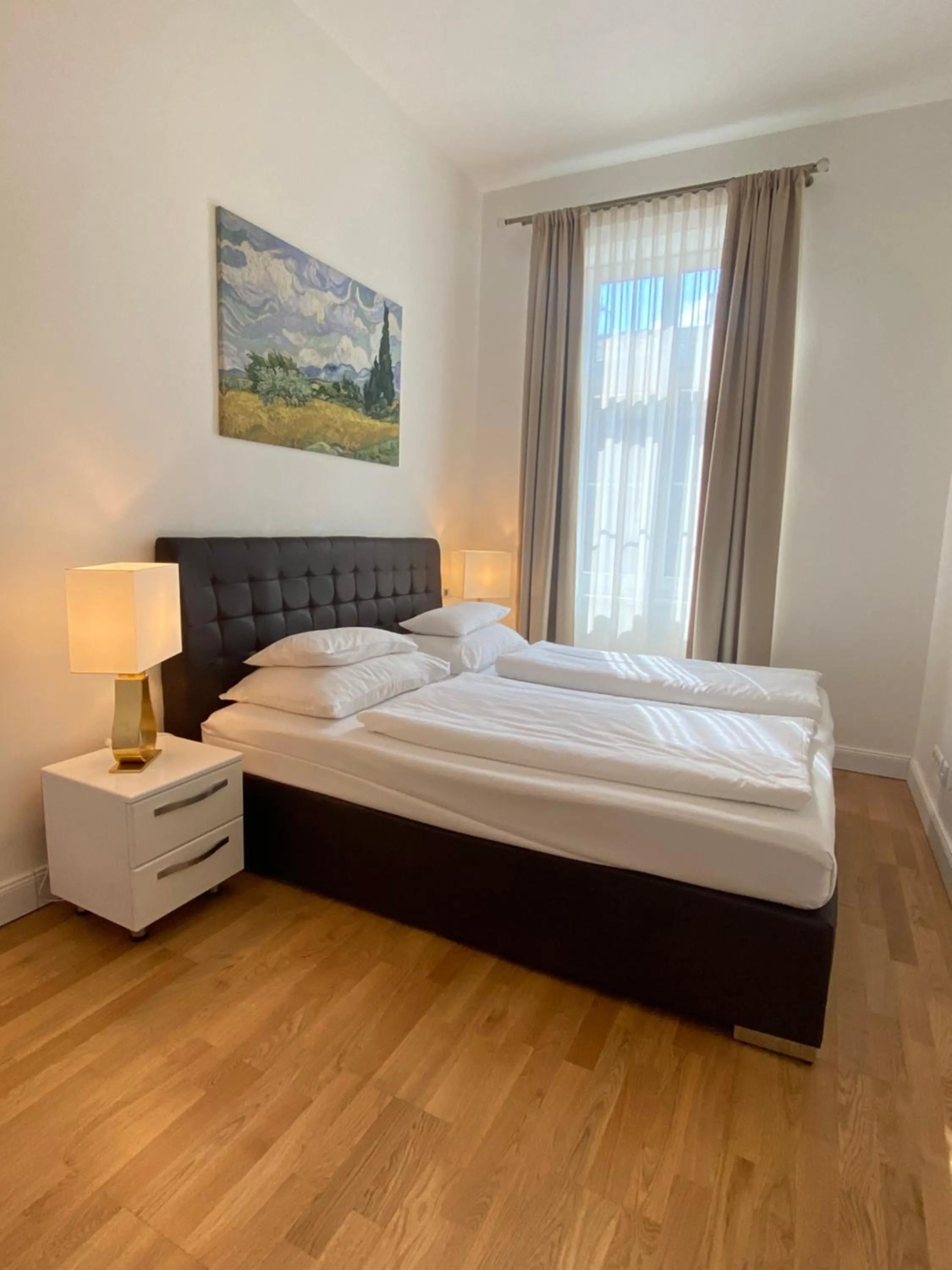 Bedroom, Bed in Steiner Residences Vienna Taborstrasse