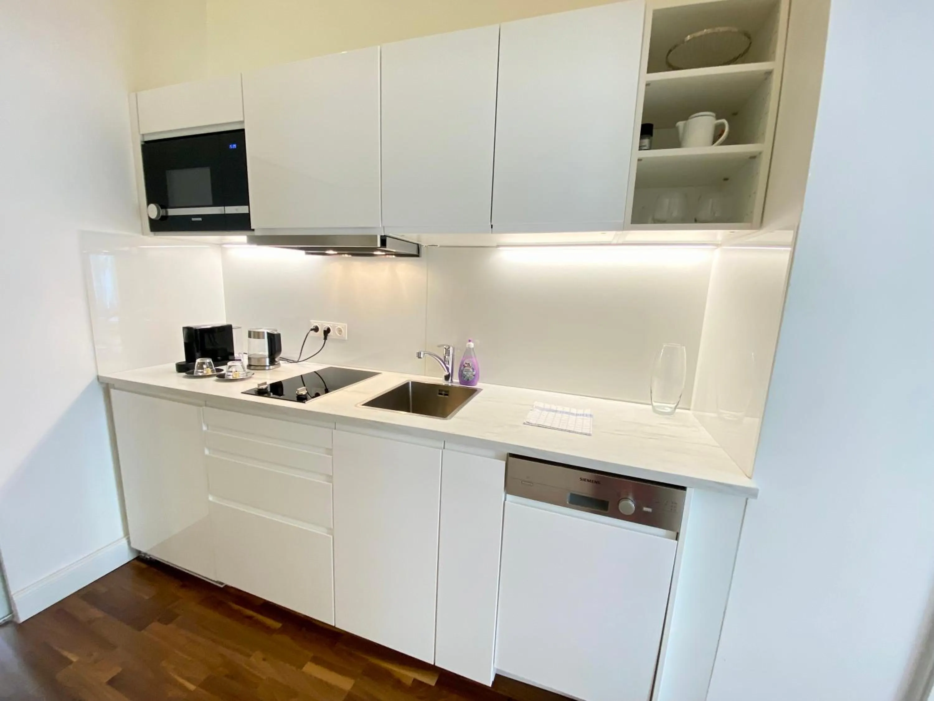 kitchen in Steiner Residences Vienna Taborstrasse
