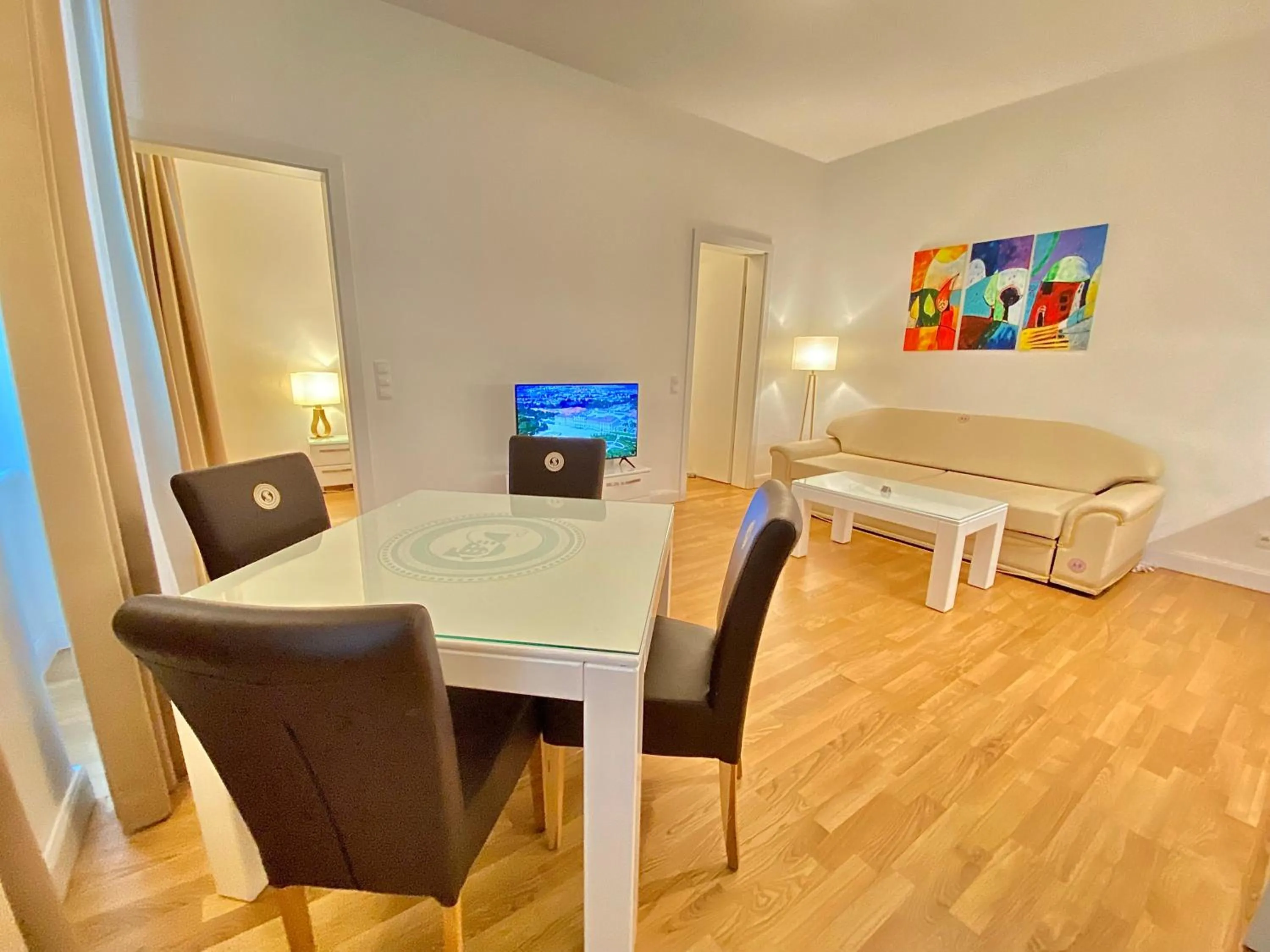 Living room in Steiner Residences Vienna Taborstrasse