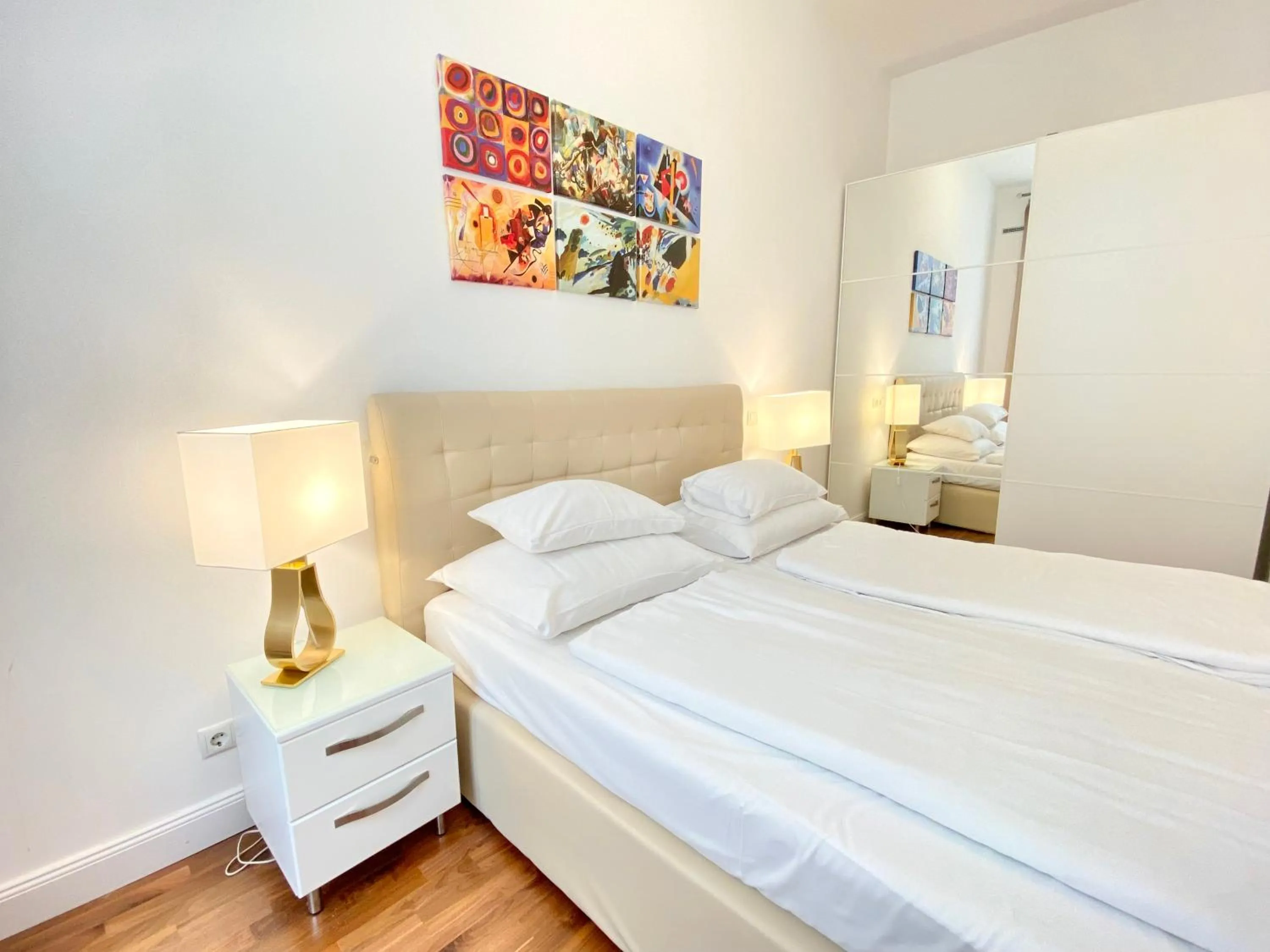 Bedroom, Bed in Steiner Residences Vienna Taborstrasse