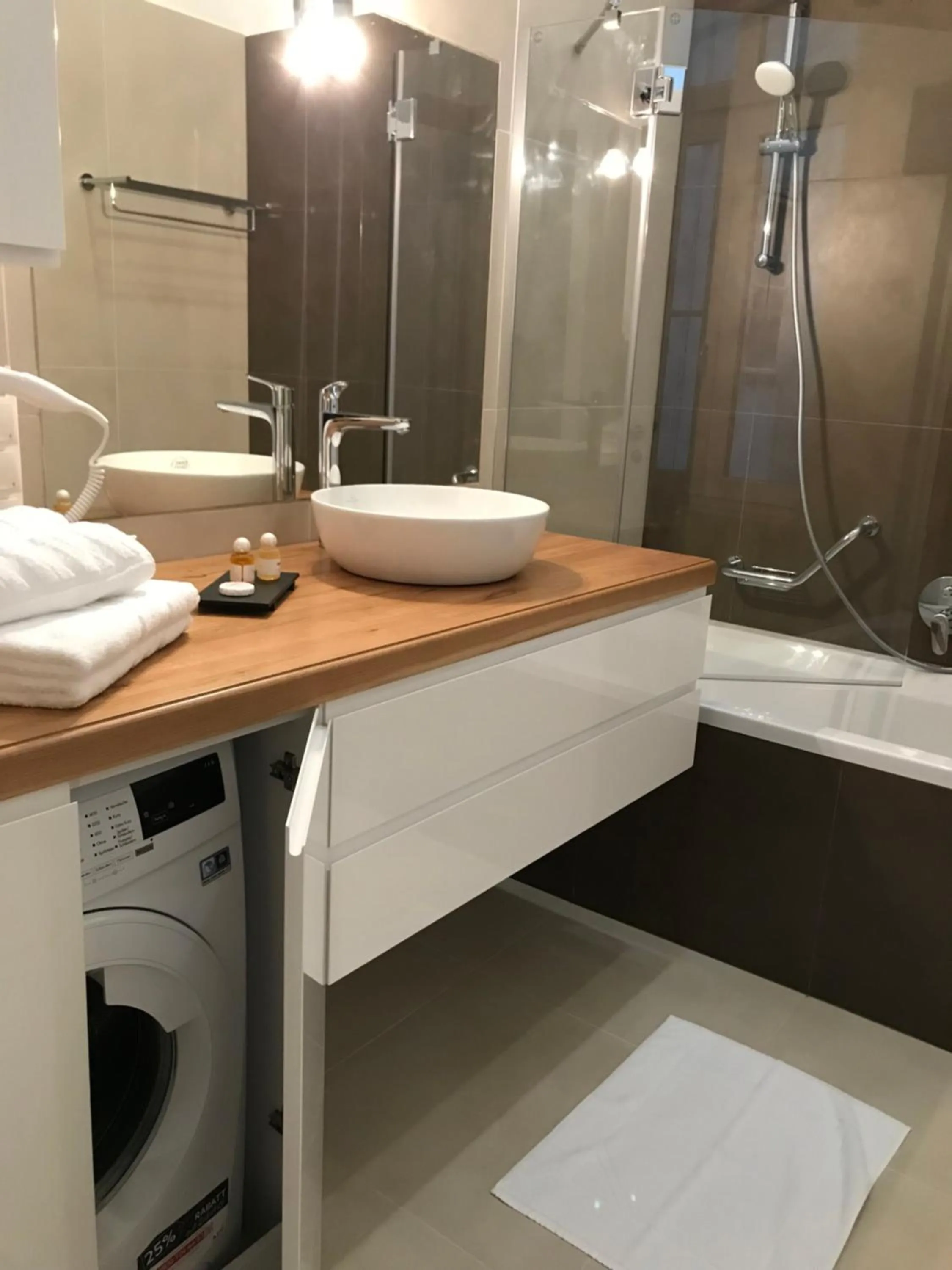 Bathroom in Steiner Residences Vienna Taborstrasse