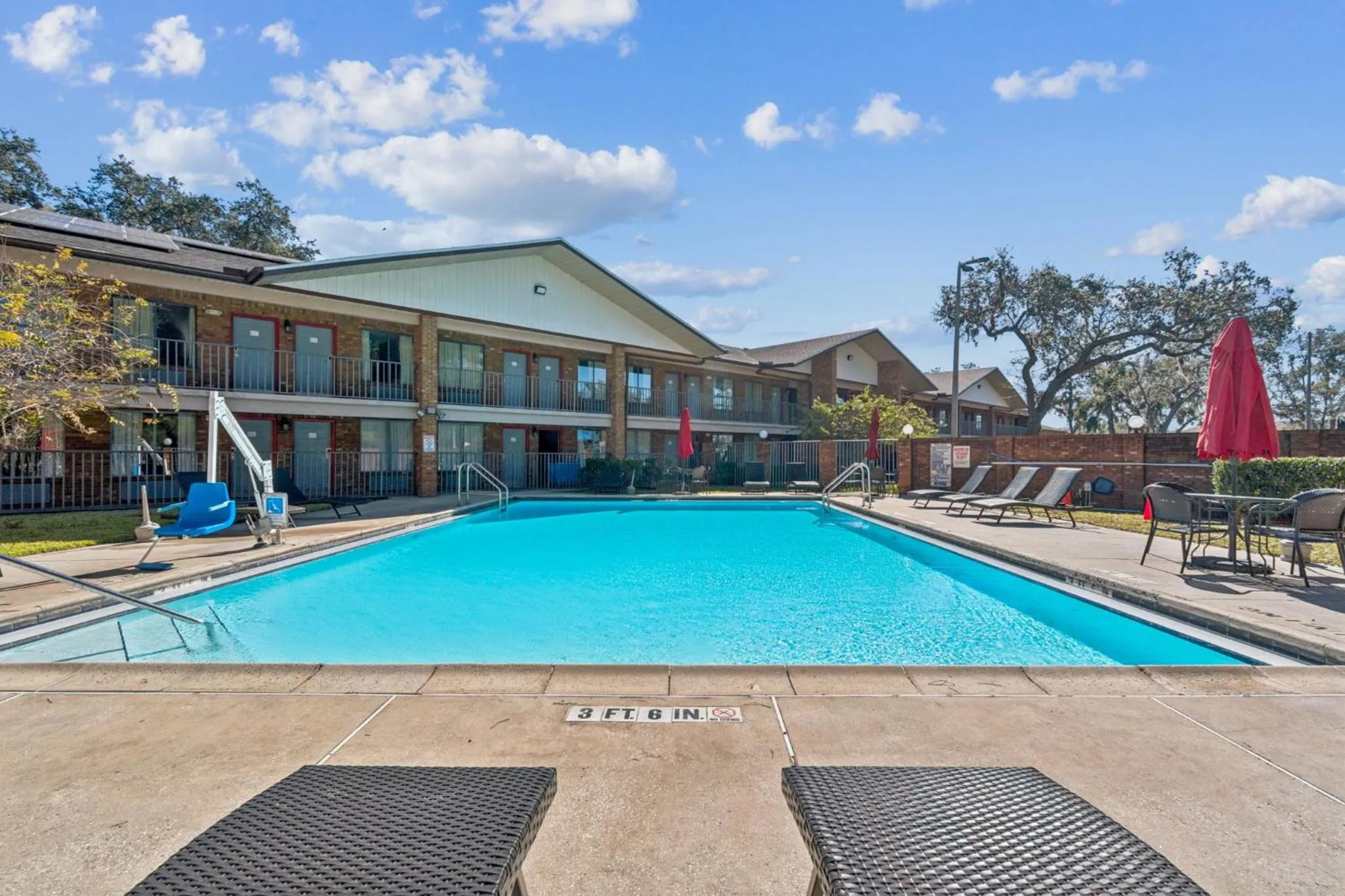 Swimming pool in Ramada by Wyndham Temple Terrace/Tampa North